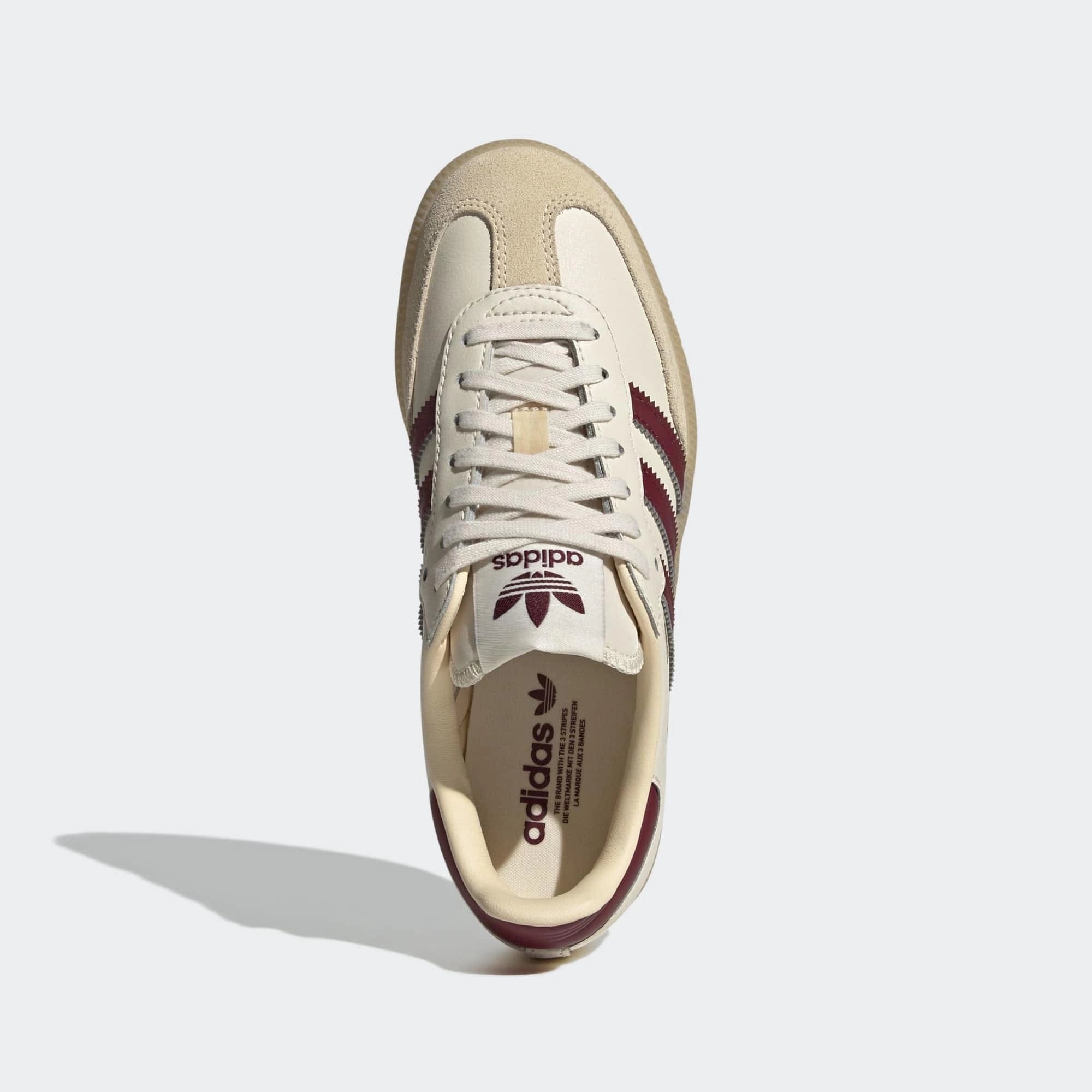 adidas Originals Samba OG Damen Sneaker – Wonder White / Shadow Red (JQ8554)