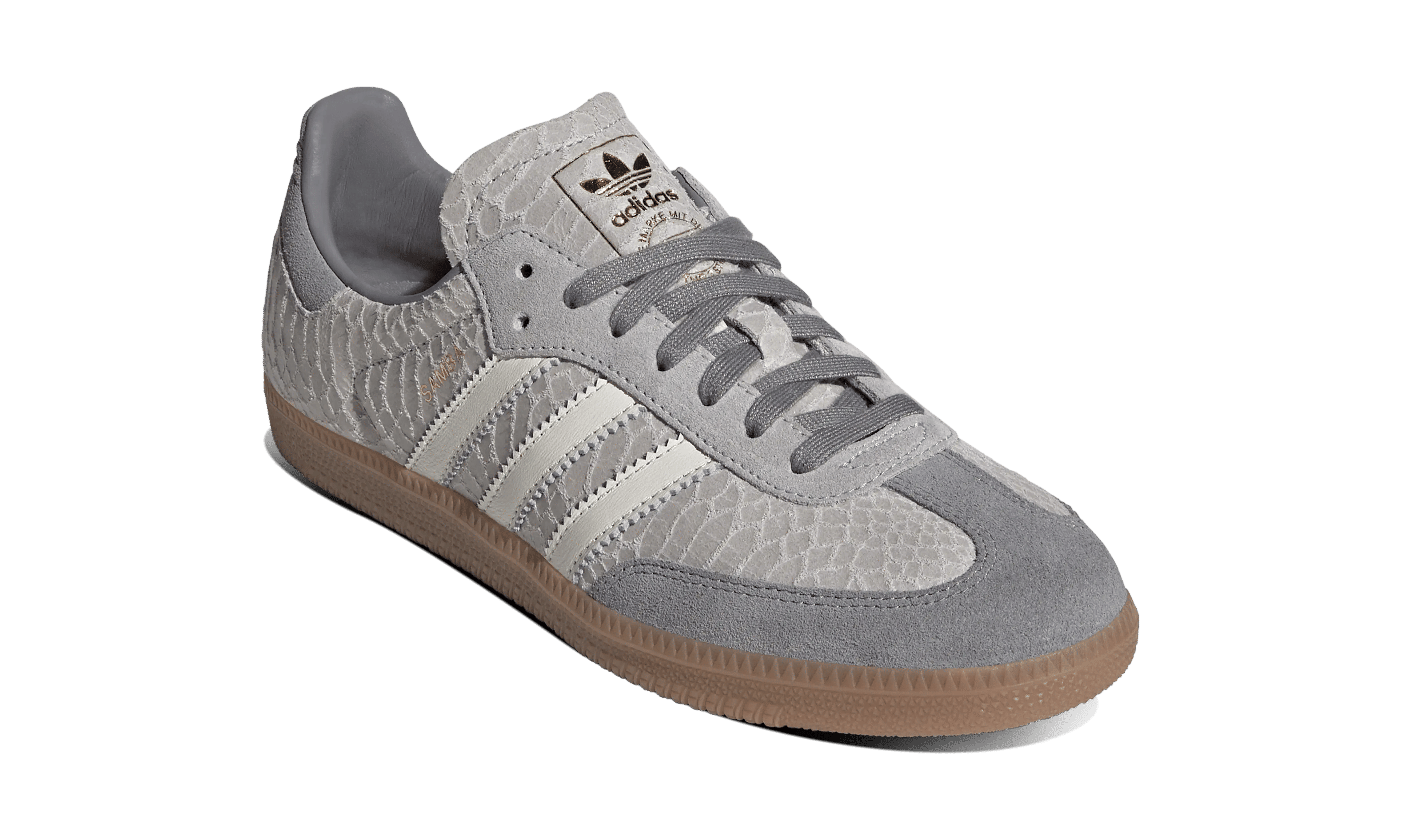 adidas Samba OG Snakeskin Grey Two Gum