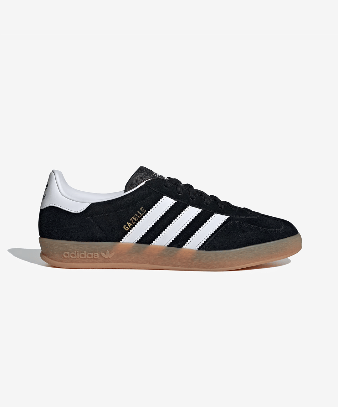 ADIDAS ORIGINALS | GAZELLE INDOOR { CORE BLACK/CLOUD WHITE/GUM