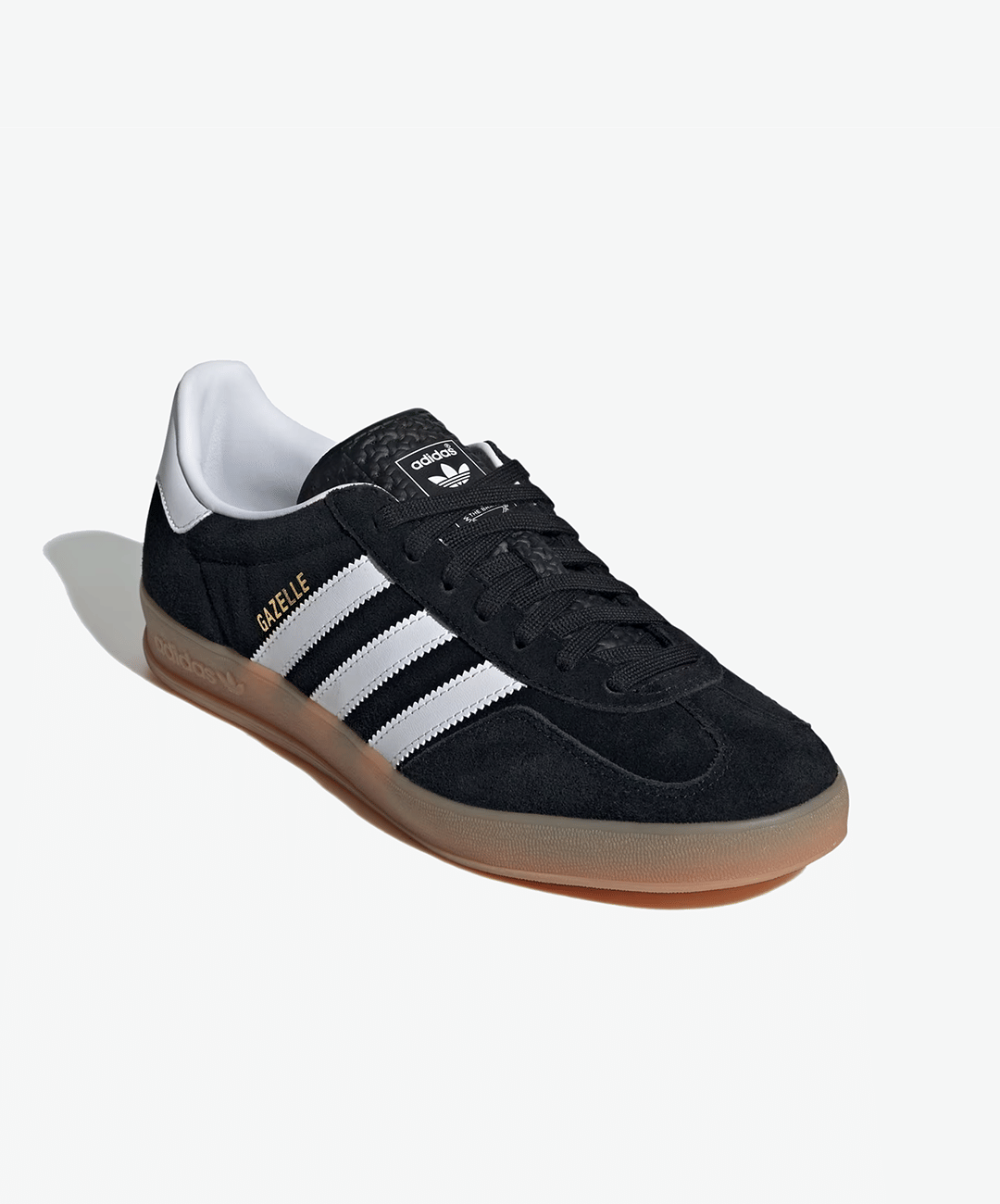 ADIDAS ORIGINALS | GAZELLE INDOOR { CORE BLACK/CLOUD WHITE/GUM