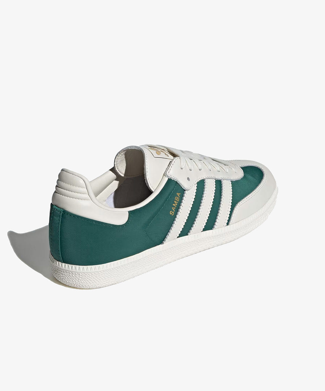 ADIDAS ORIGINALS | SAMBA OG { OFF WHITE/COLLEGIATE GREEN