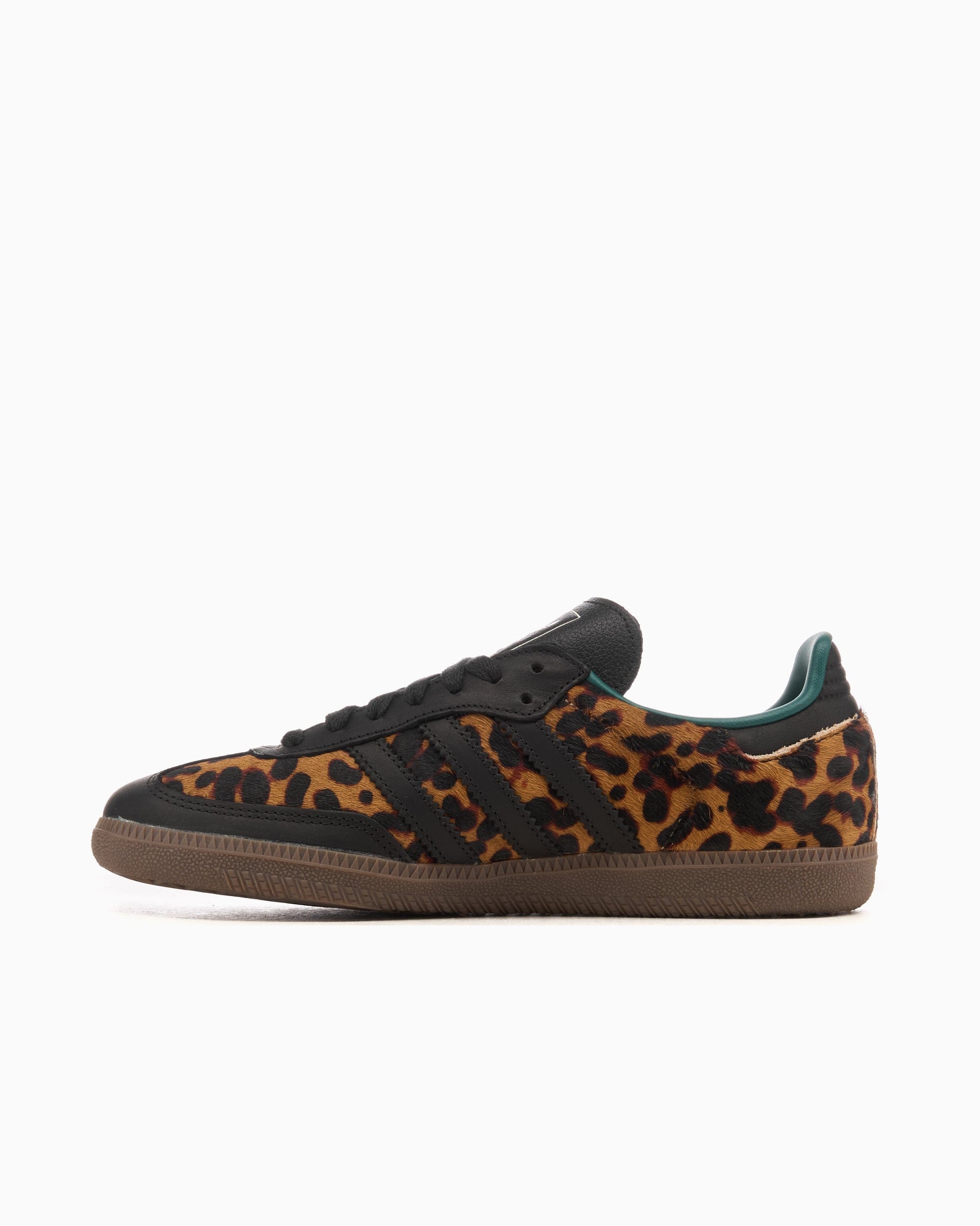 adidas Originals Women's Samba OG Black Green Leopard