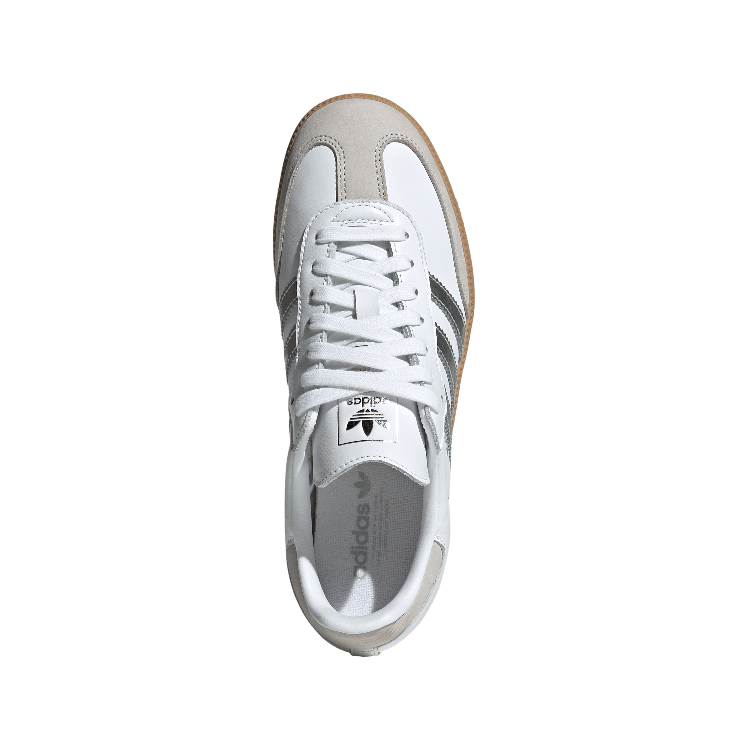 adidas Wmns Samba OG Cloud White Silver Metallic