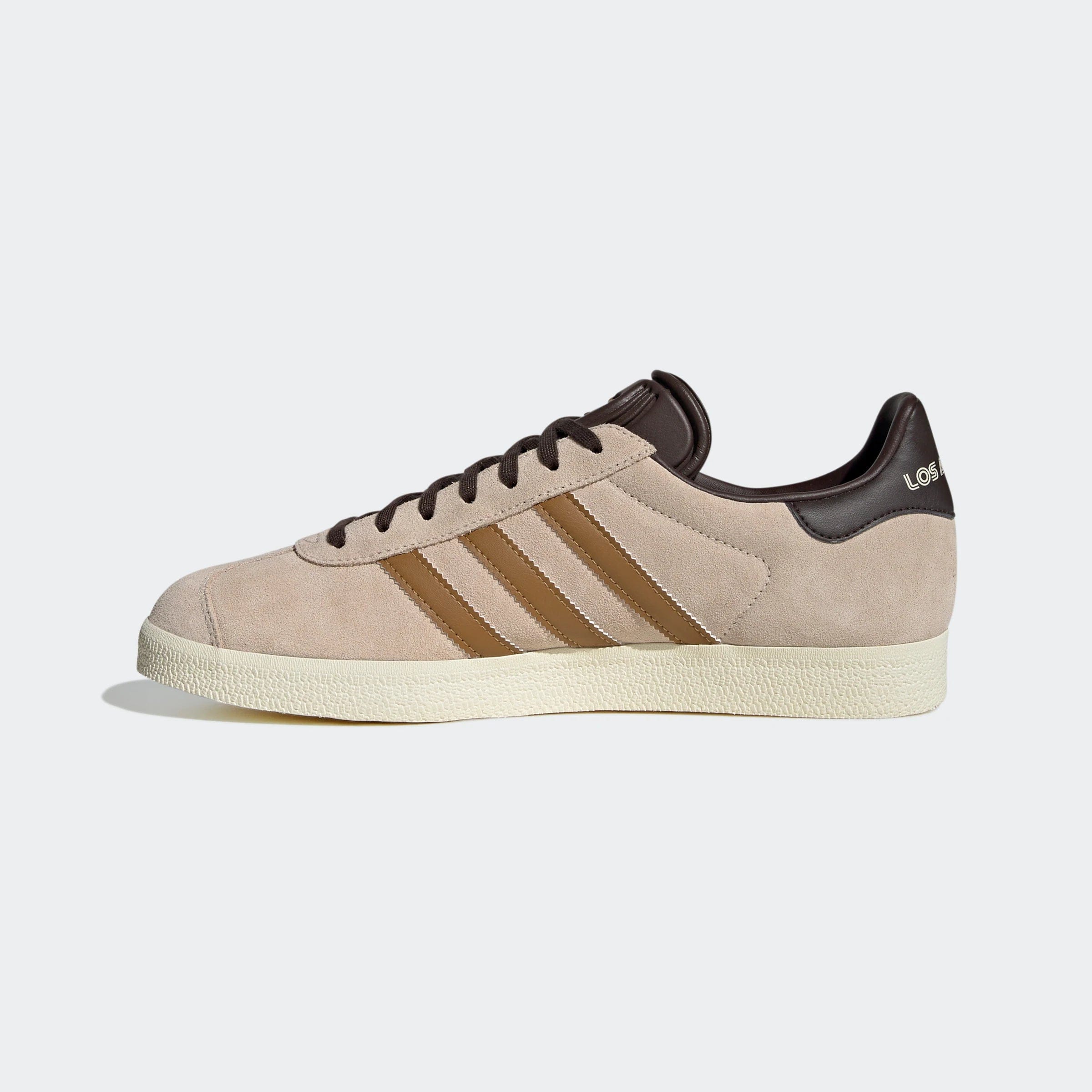 Adidas Gazelle MLS Los Angeles FC - Linen / Gold Ochre / Dark Brown