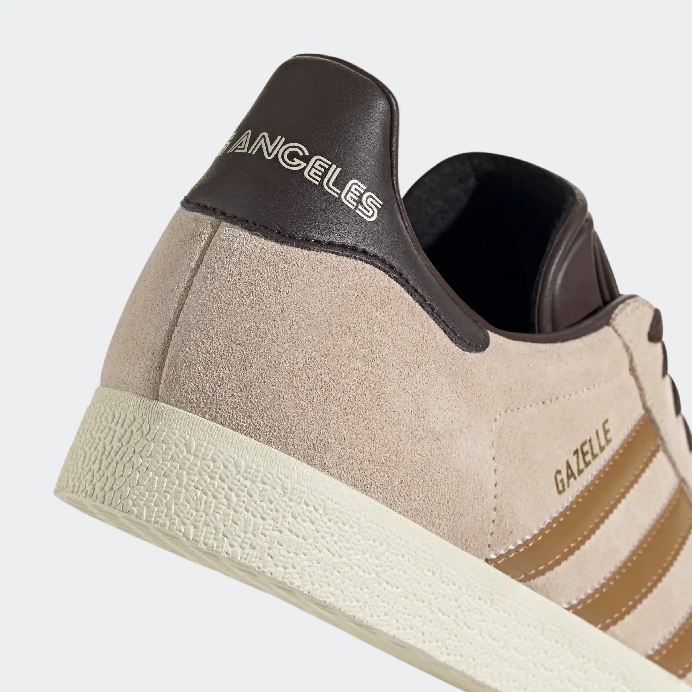 Adidas Gazelle MLS Los Angeles FC - Linen / Gold Ochre / Dark Brown