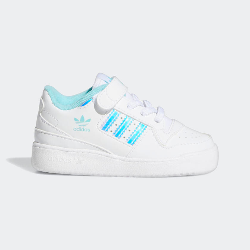 Adidas Forum I Iridescent - Cloud White / Pulse Aqua