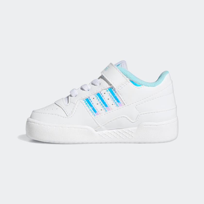 Adidas Forum I Iridescent - Cloud White / Pulse Aqua