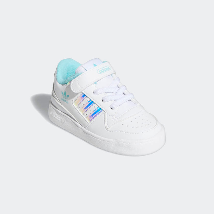 Adidas Forum I Iridescent - Cloud White / Pulse Aqua