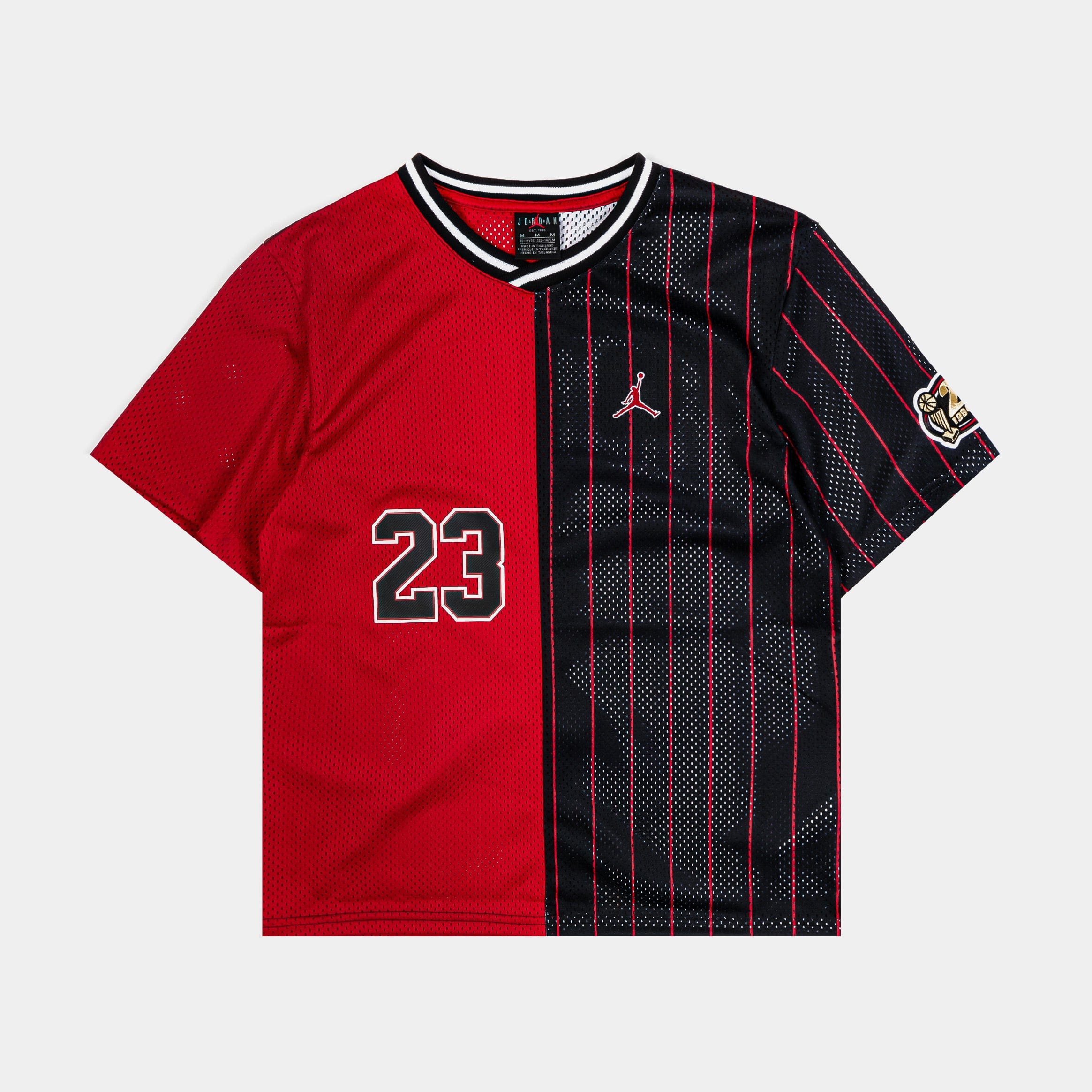 Air Jordan Play Off Game Grade School Jersey (Black/Gym Red)