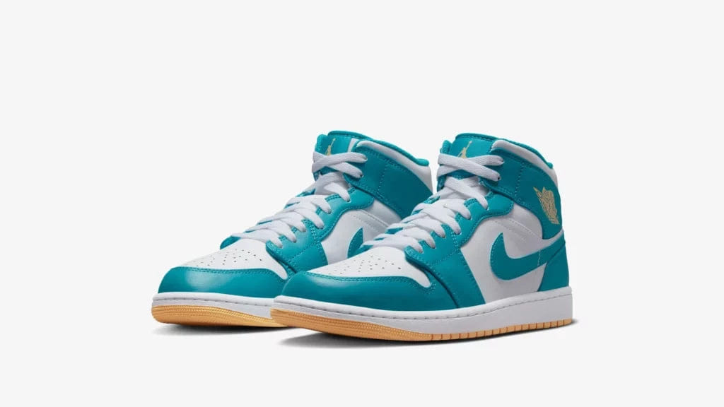 Air Jordan Jordan 1 Mid Aquatone GS Sneakers — Off Kicks India
