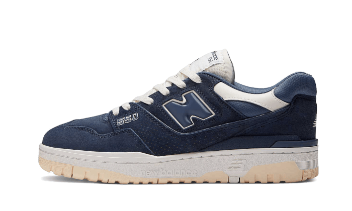 New Balance 550 Natural Indigo Suede