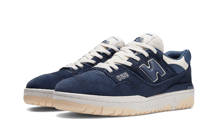 New Balance 550 Natural Indigo Suede