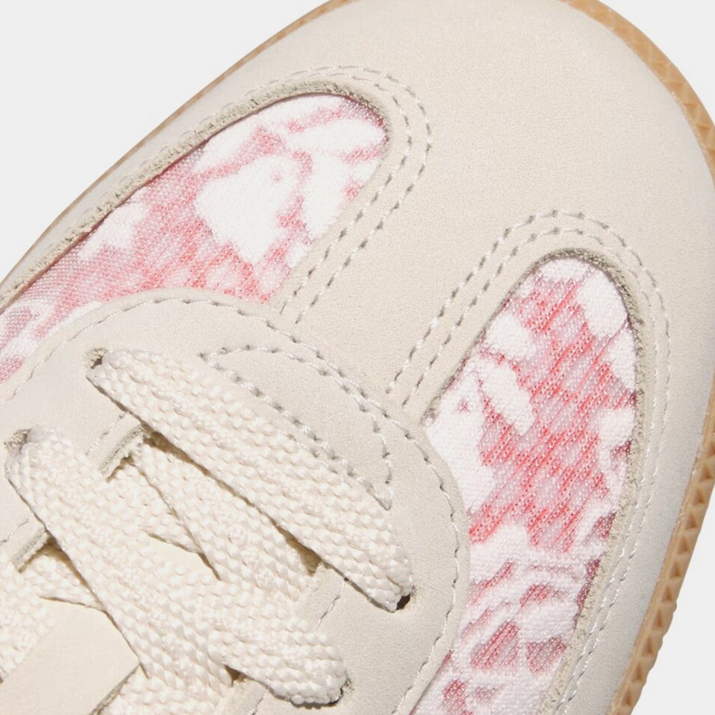 adidas Samba OG Liberty London Womens Lifestyle Shoes (Footwear White/Cream White/Better Scarlet)