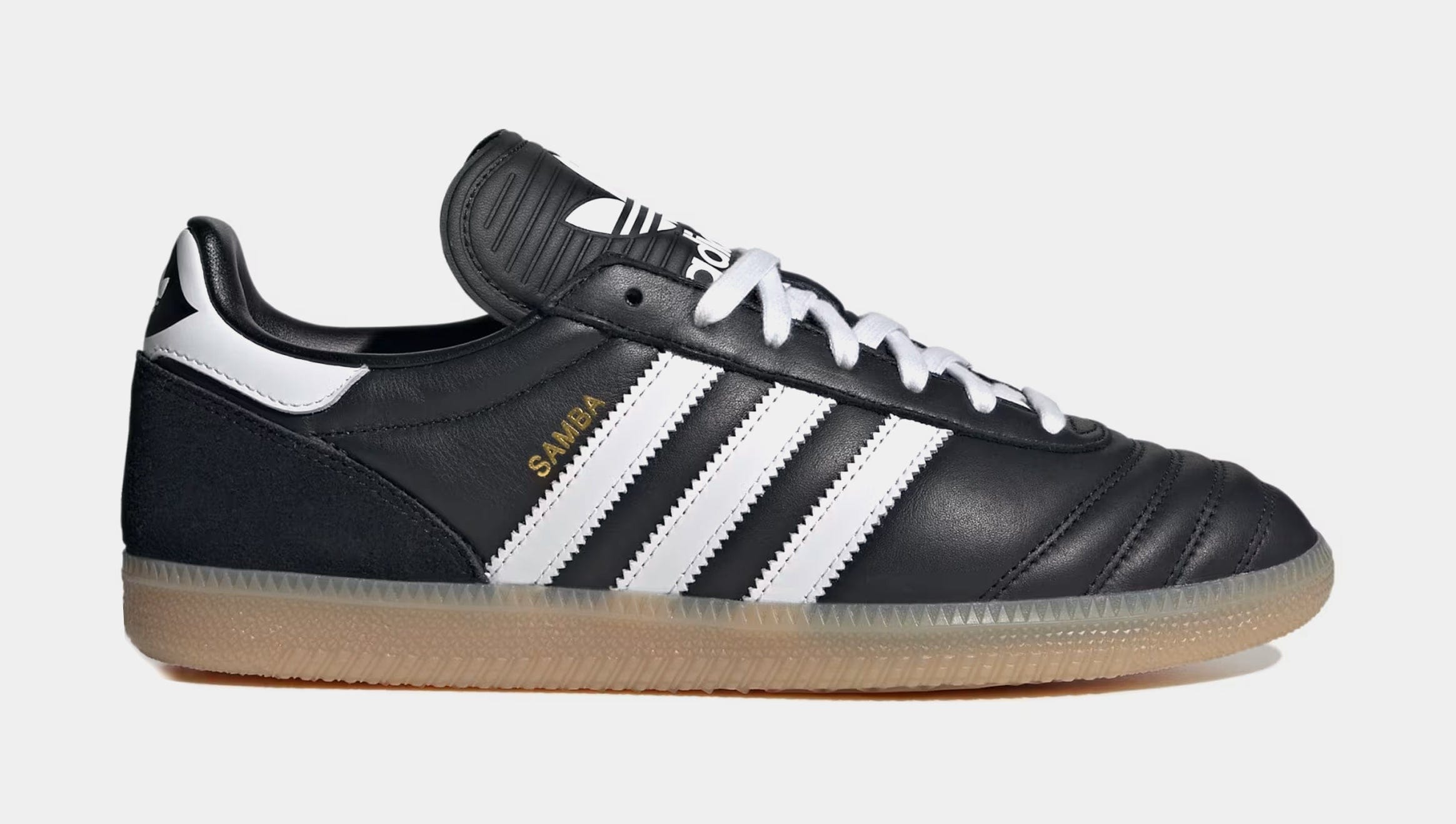 adidas Samba JP Mens Lifestyle Shoes (Black/White/Gum)