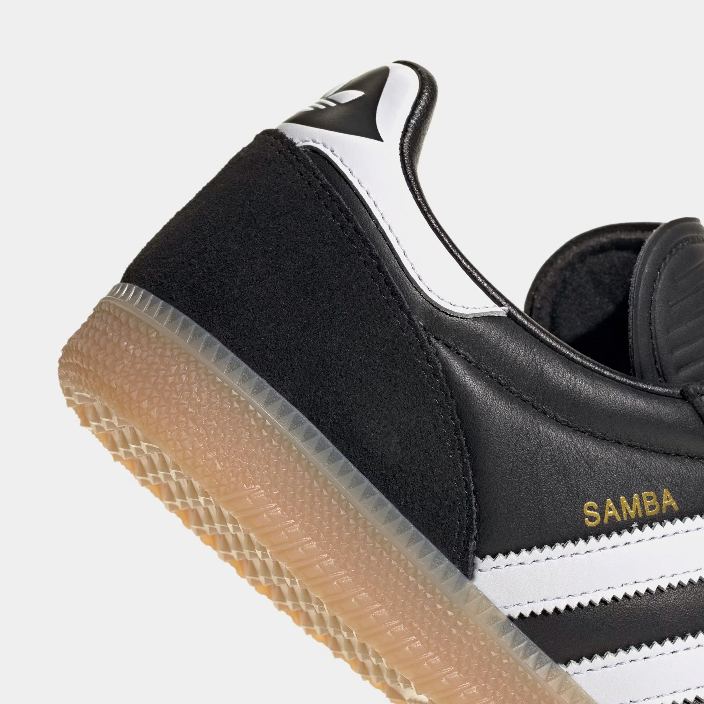 adidas Samba JP Mens Lifestyle Shoes (Black/White/Gum)