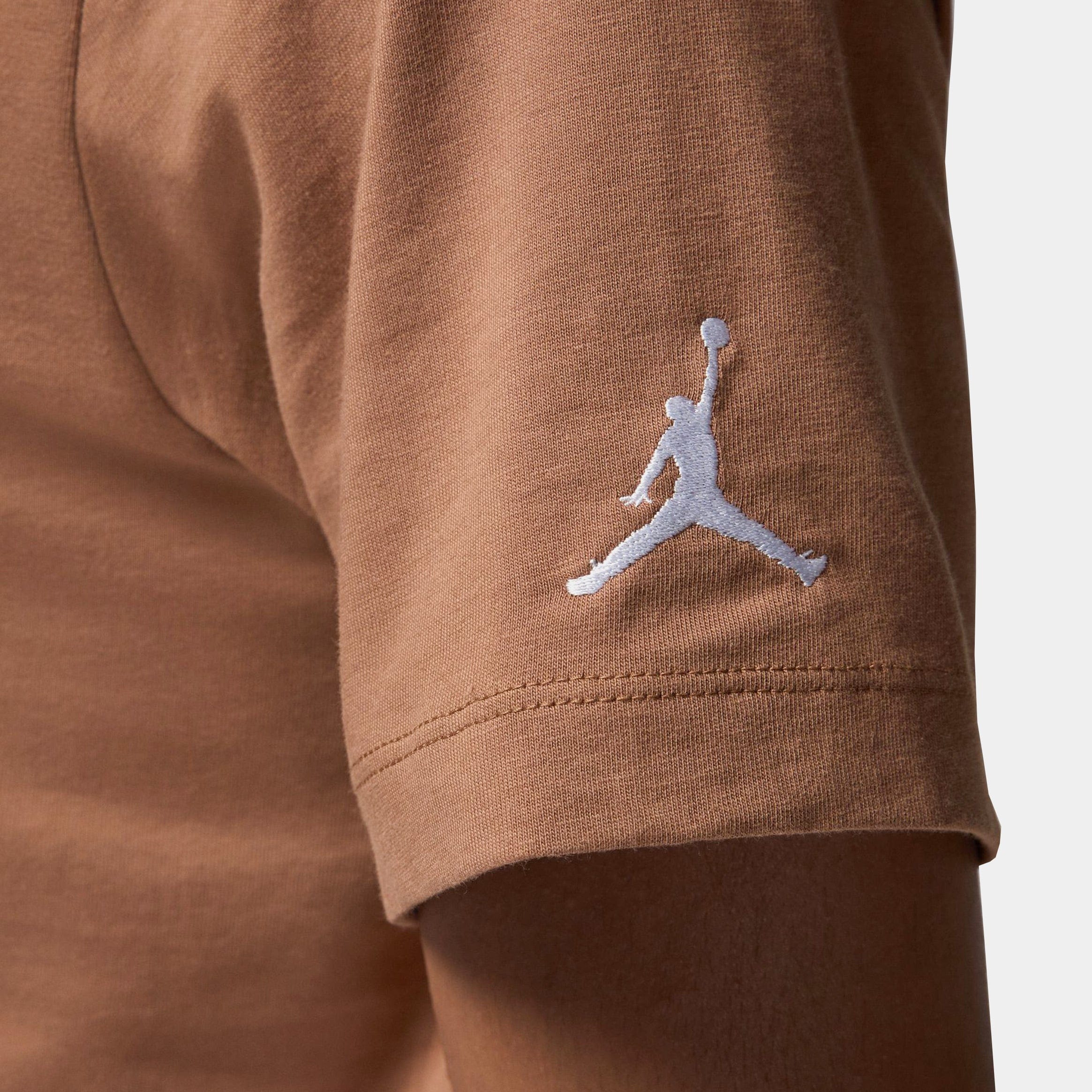 Air Jordan EMB Air Mens Short Sleeve Shirt (Archaeo Brown)