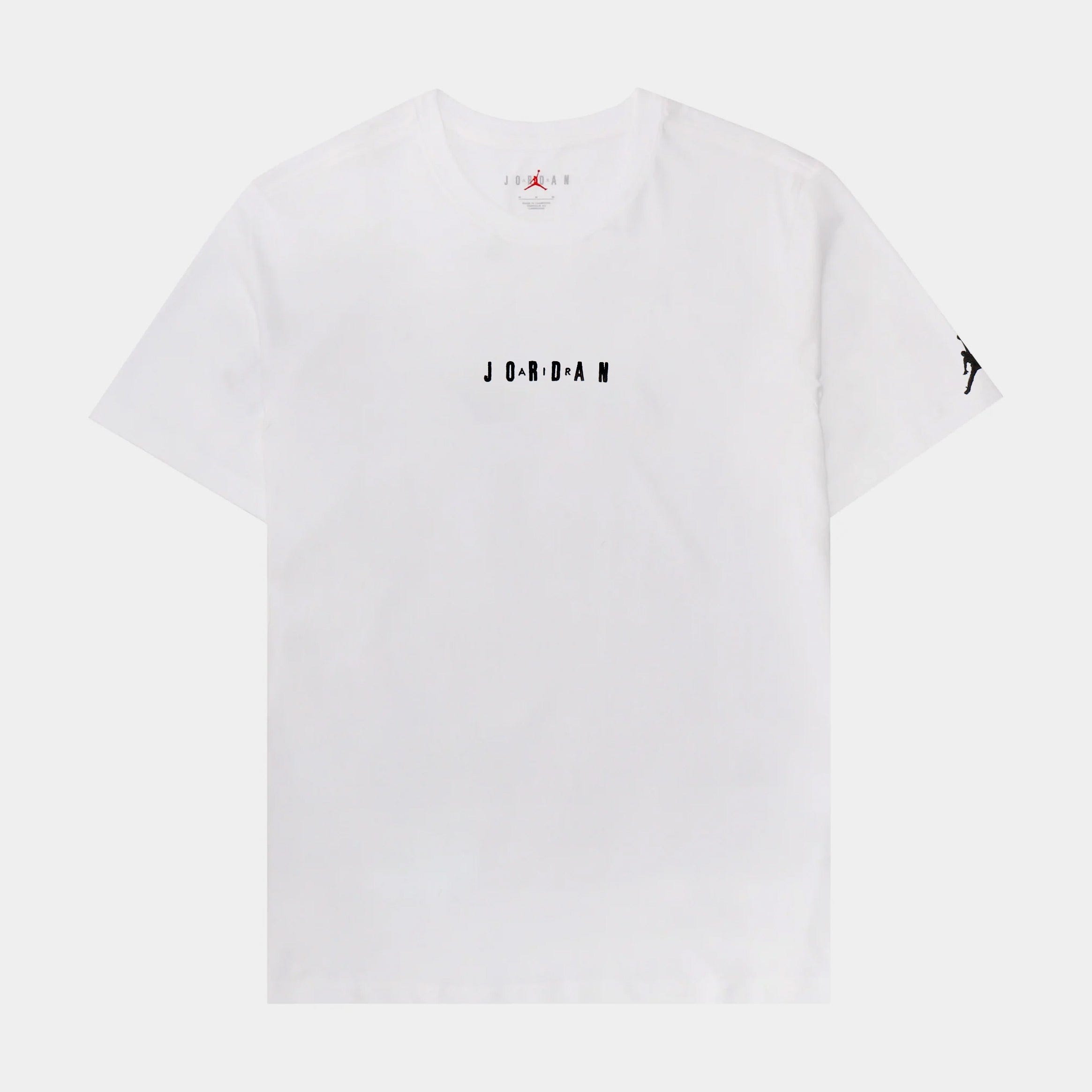 Air Jordan EMB Jordan Air T-Shirt Mens T-Shirt (White)