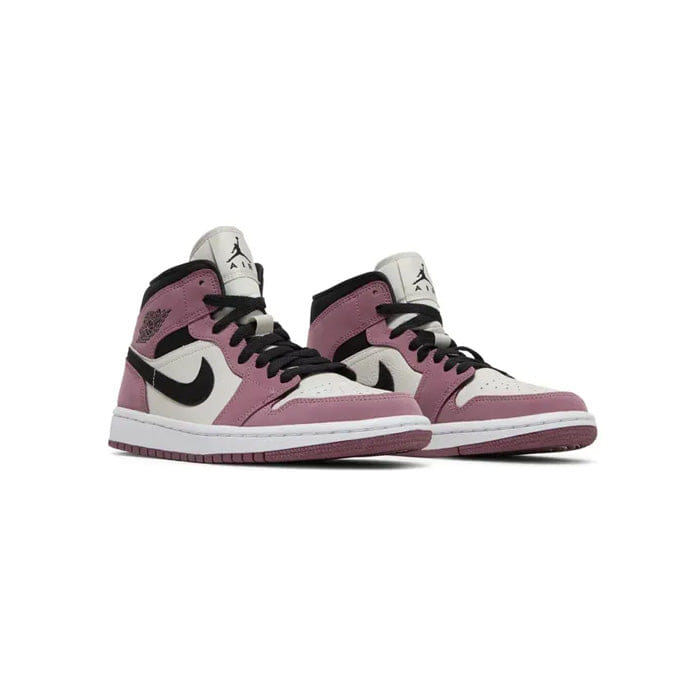 Air Jordan 1 Mid Berry Pink Black / Mulberry