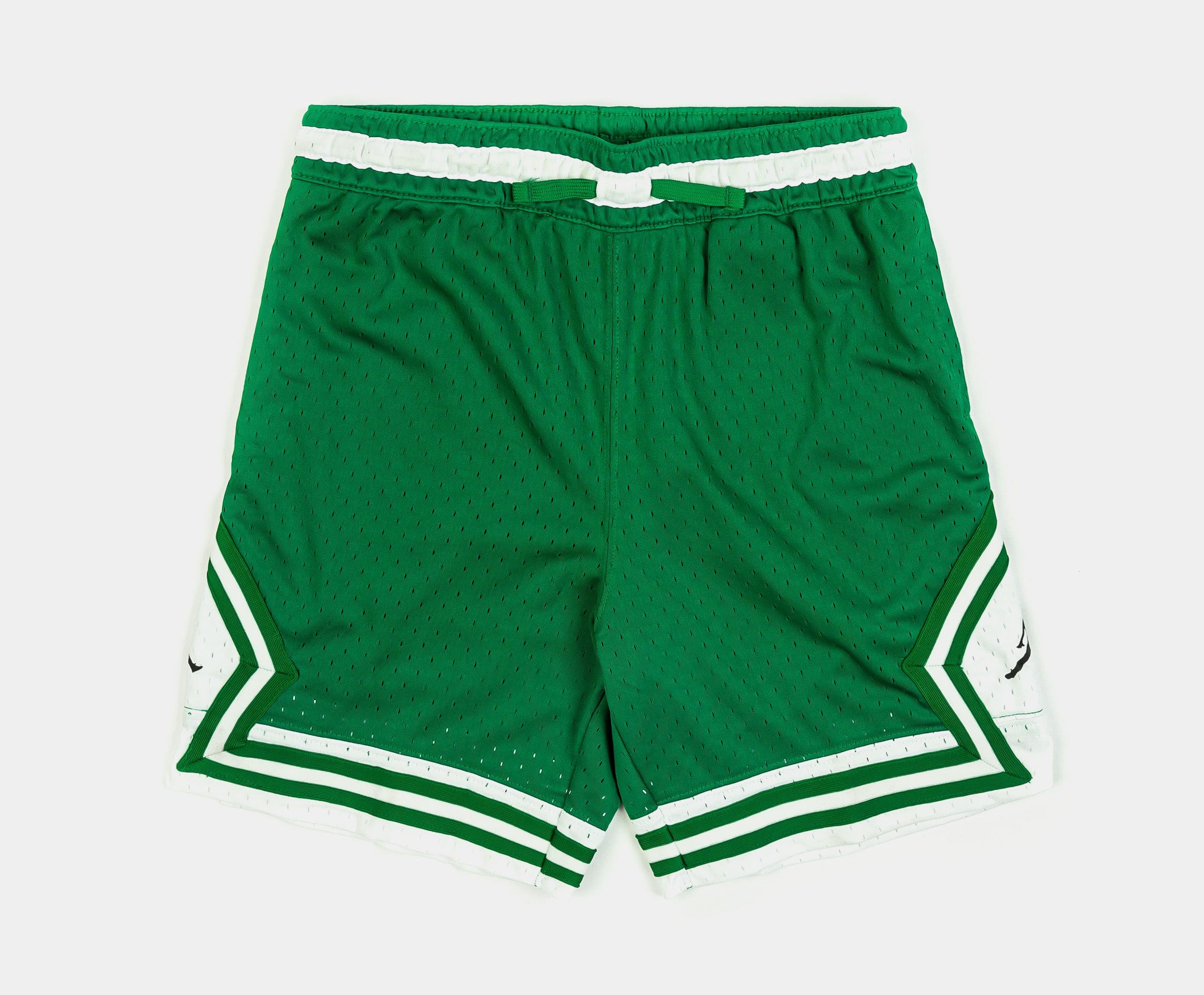 Air Jordan Dri Fit Diamond Shorts Grade School Shorts (Green/White/Green)