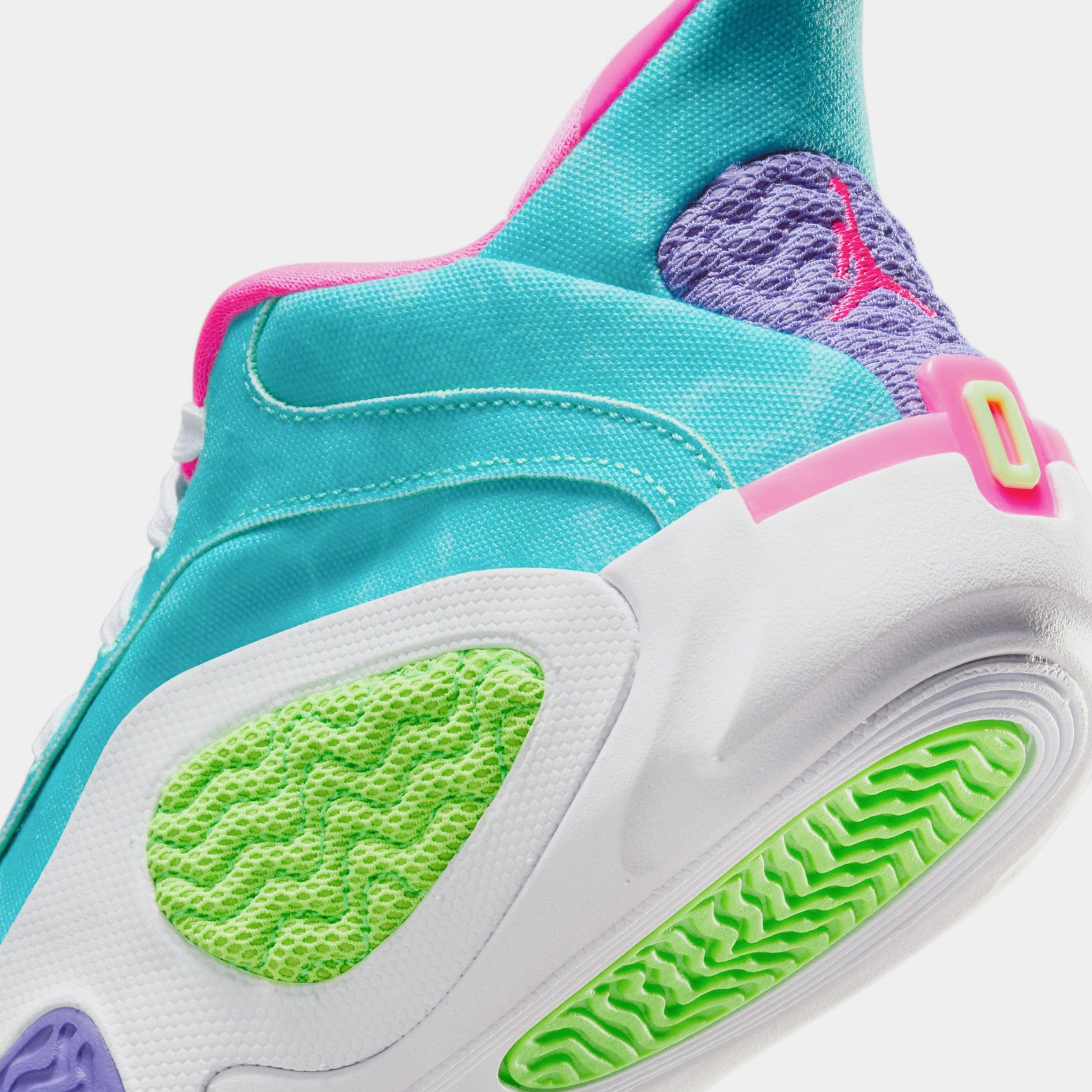 Air Jordan Tatum 2 Grade School Basketball Shoes (Hyper Jade/Green Strike/White)