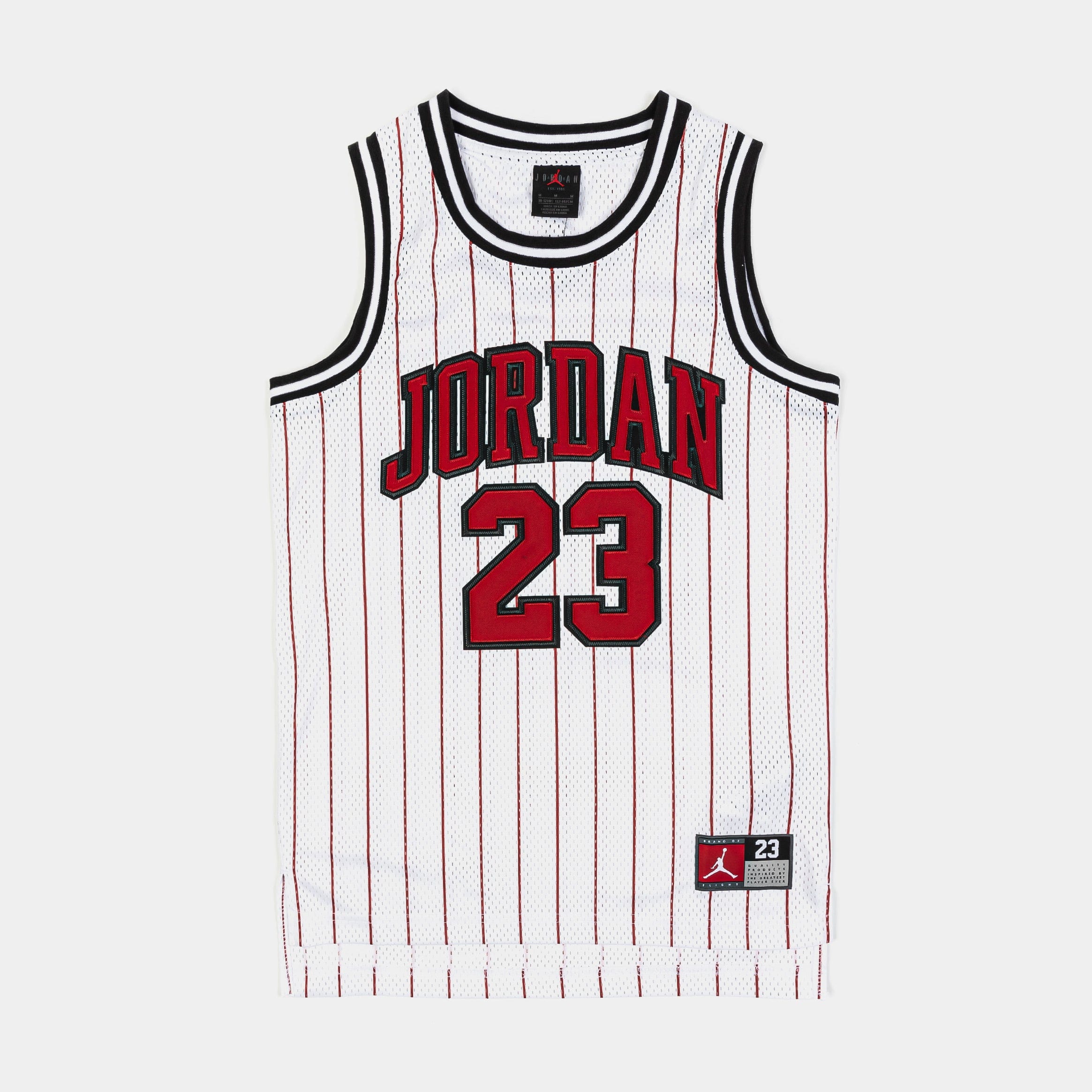 Air Jordan JDN 23 Grade School Jersey (White/Red)