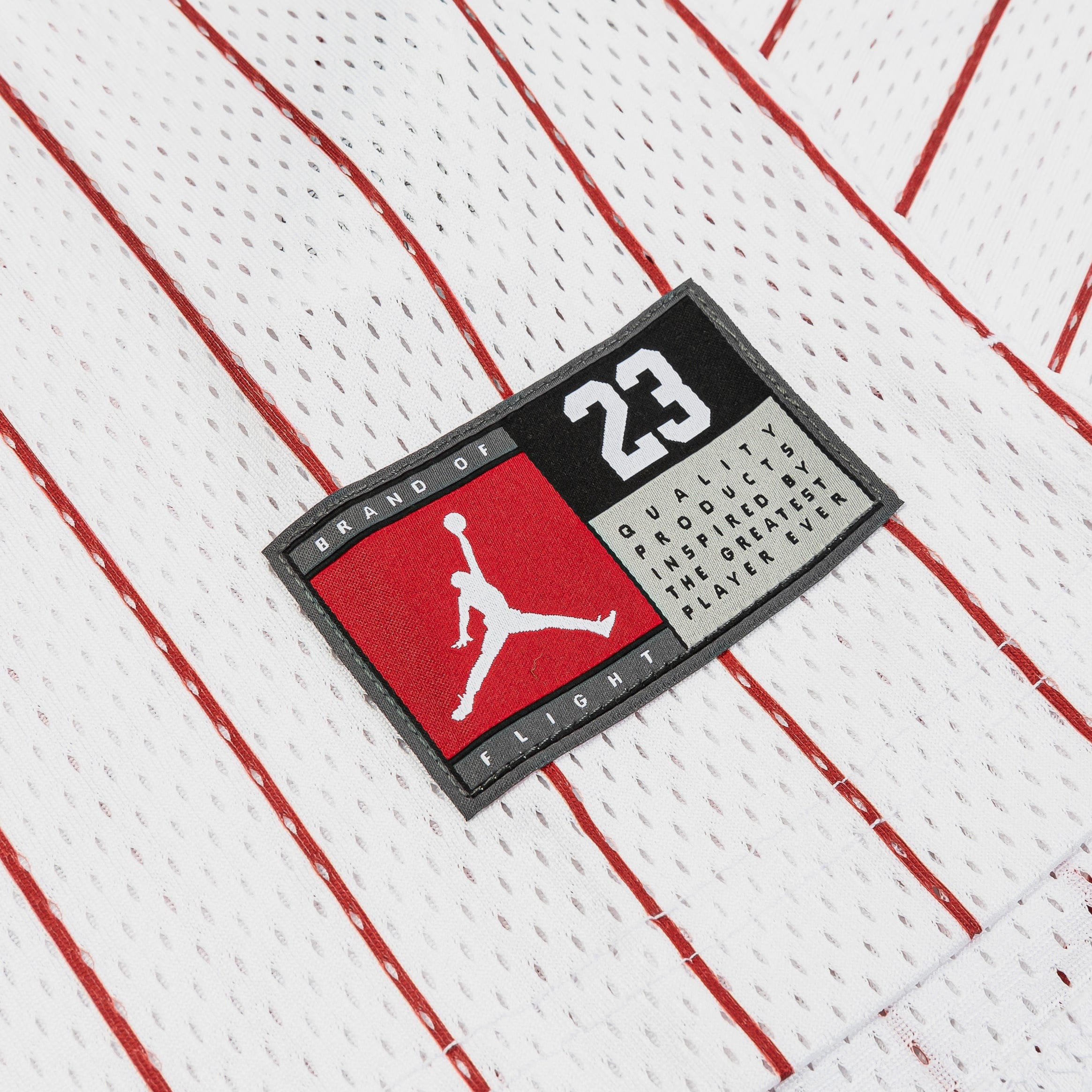 Air Jordan JDN 23 Grade School Jersey (White/Red)