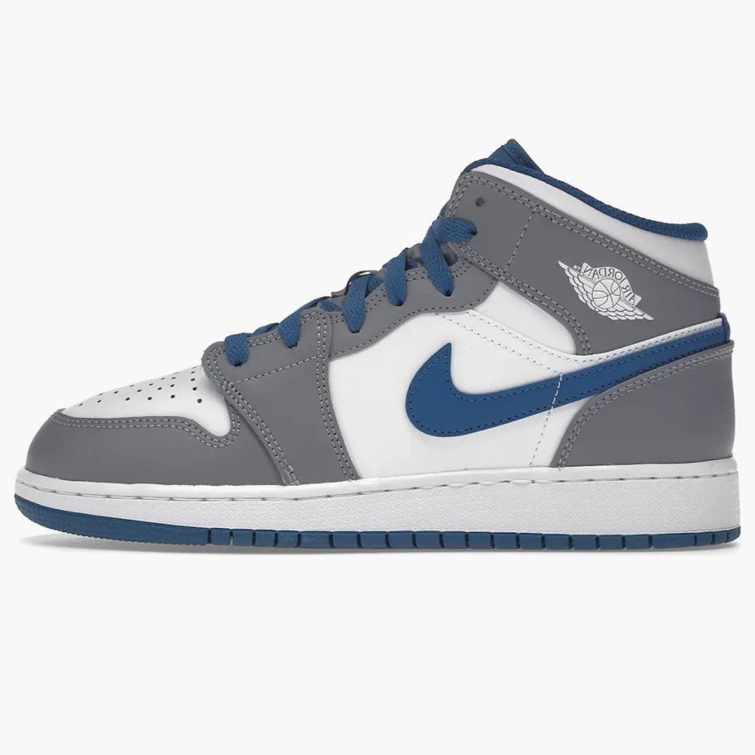 Air Jordan Jordan 1 Mid True Blue Cement (GS)