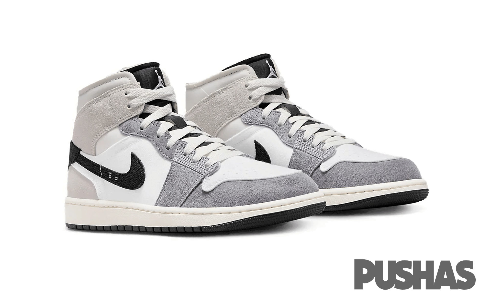 Air Jordan 1 Mid Craft Cement Grey