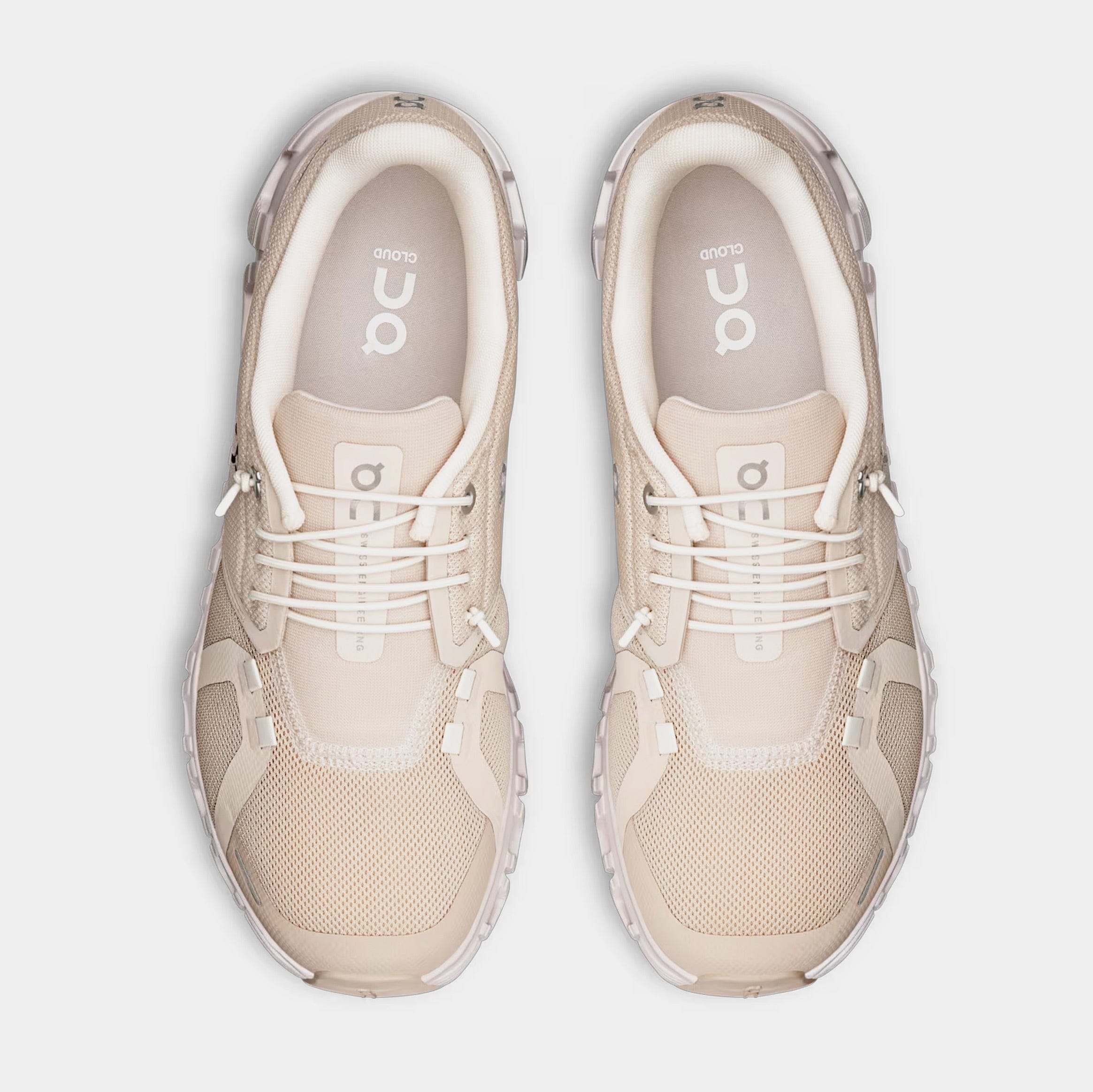 On Running Cloud 6 Womens Running Shoes (Pearl/White/White)