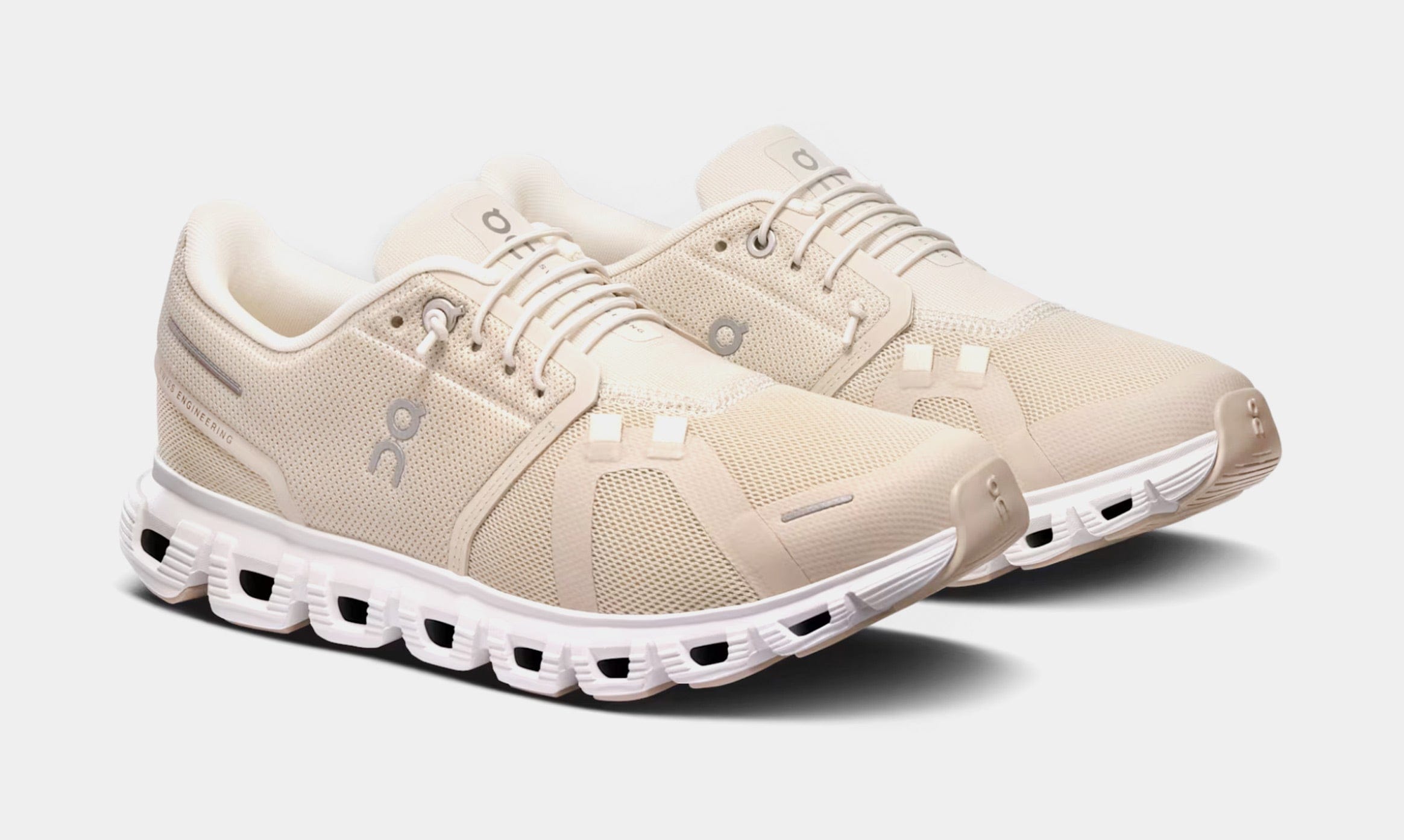 On Running Cloud 6 Womens Running Shoes (Pearl/White/White)