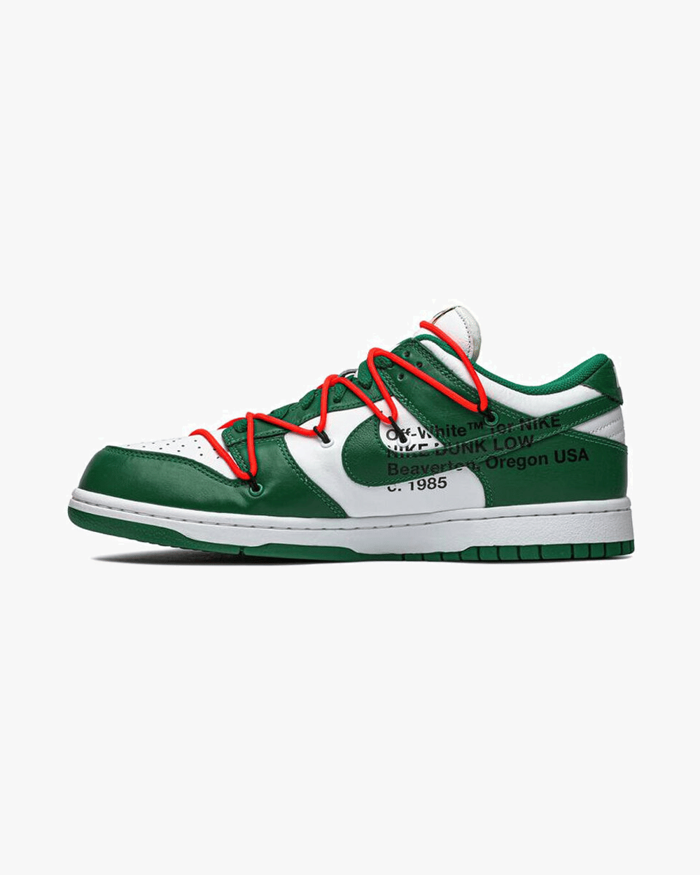 NIKE x OFF WHITE DUNK LOW PINE GREEN