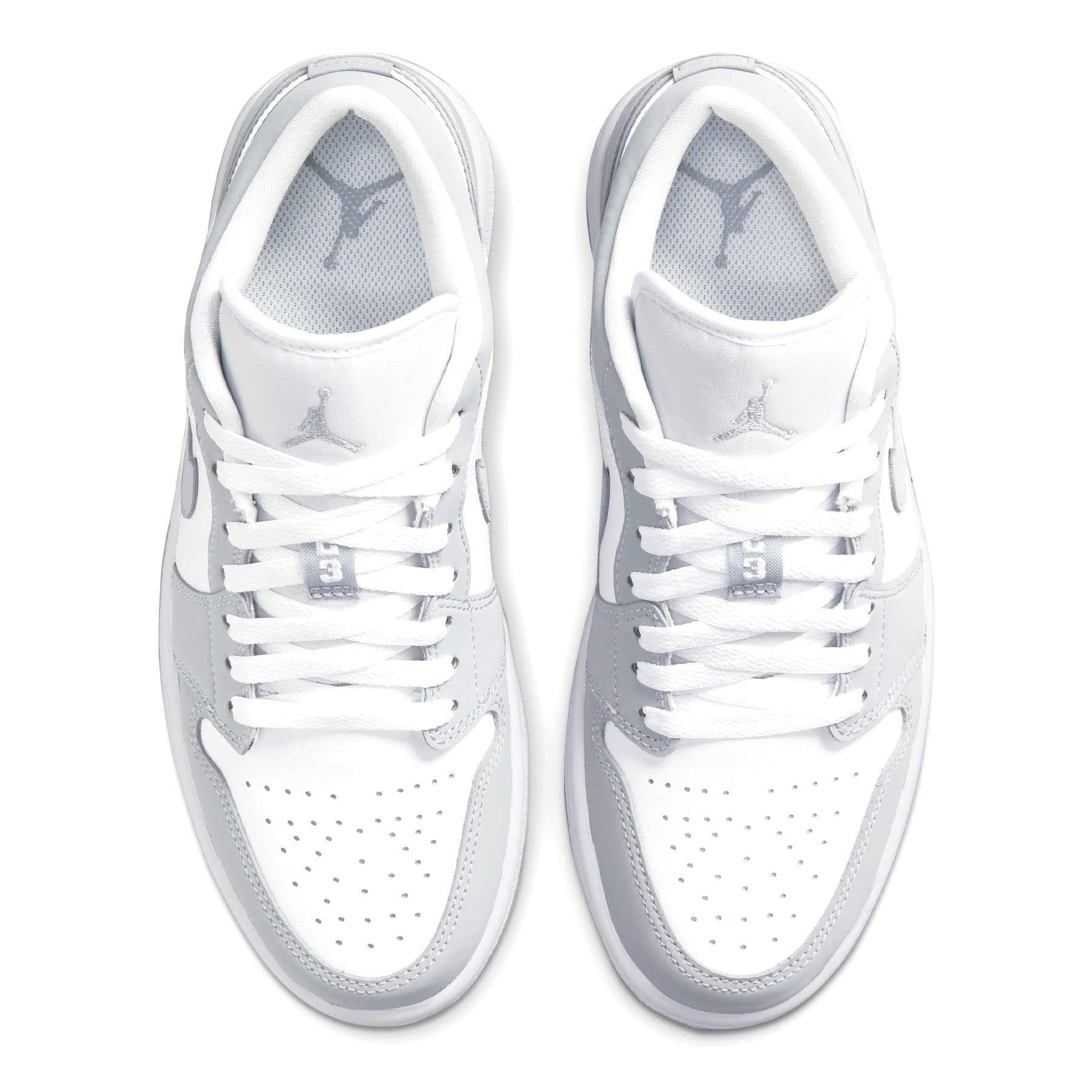 Air Jordan 1 Low Wmns White Wolf Grey