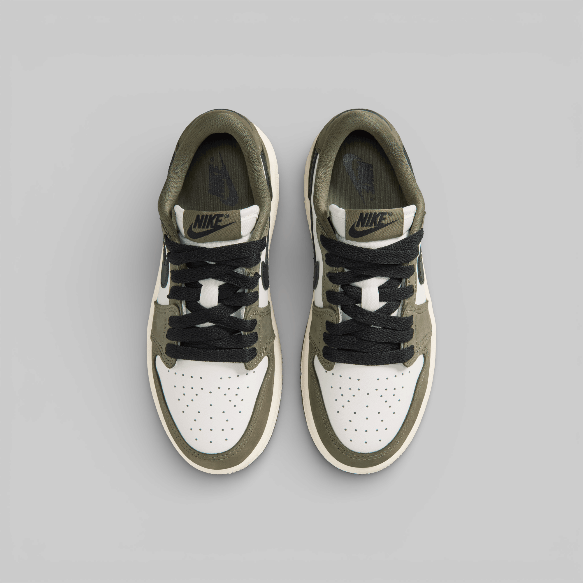 Air Jordan 1 Retro Low OG (Pre School) - Medium Olive