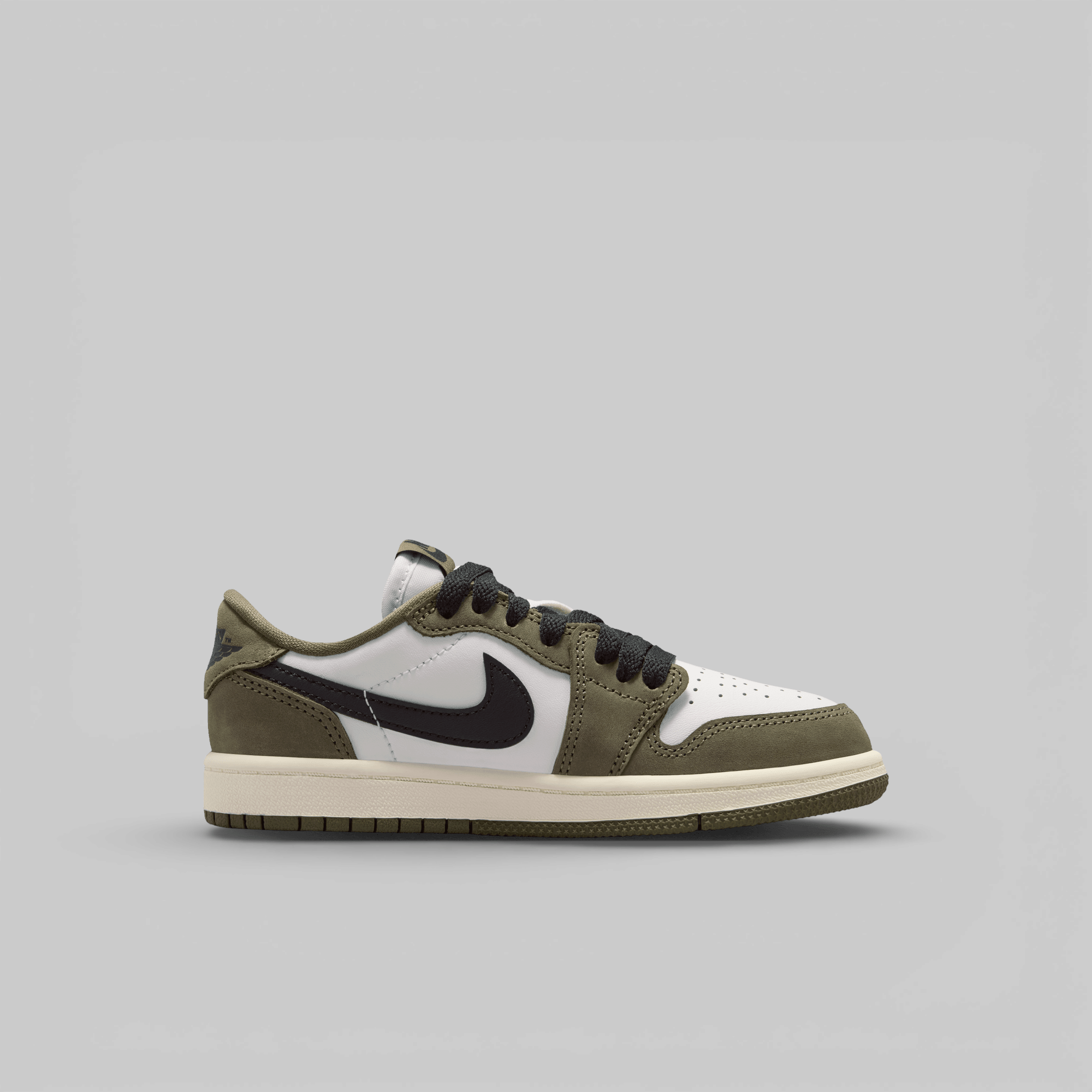 Air Jordan 1 Retro Low OG (Pre School) - Medium Olive