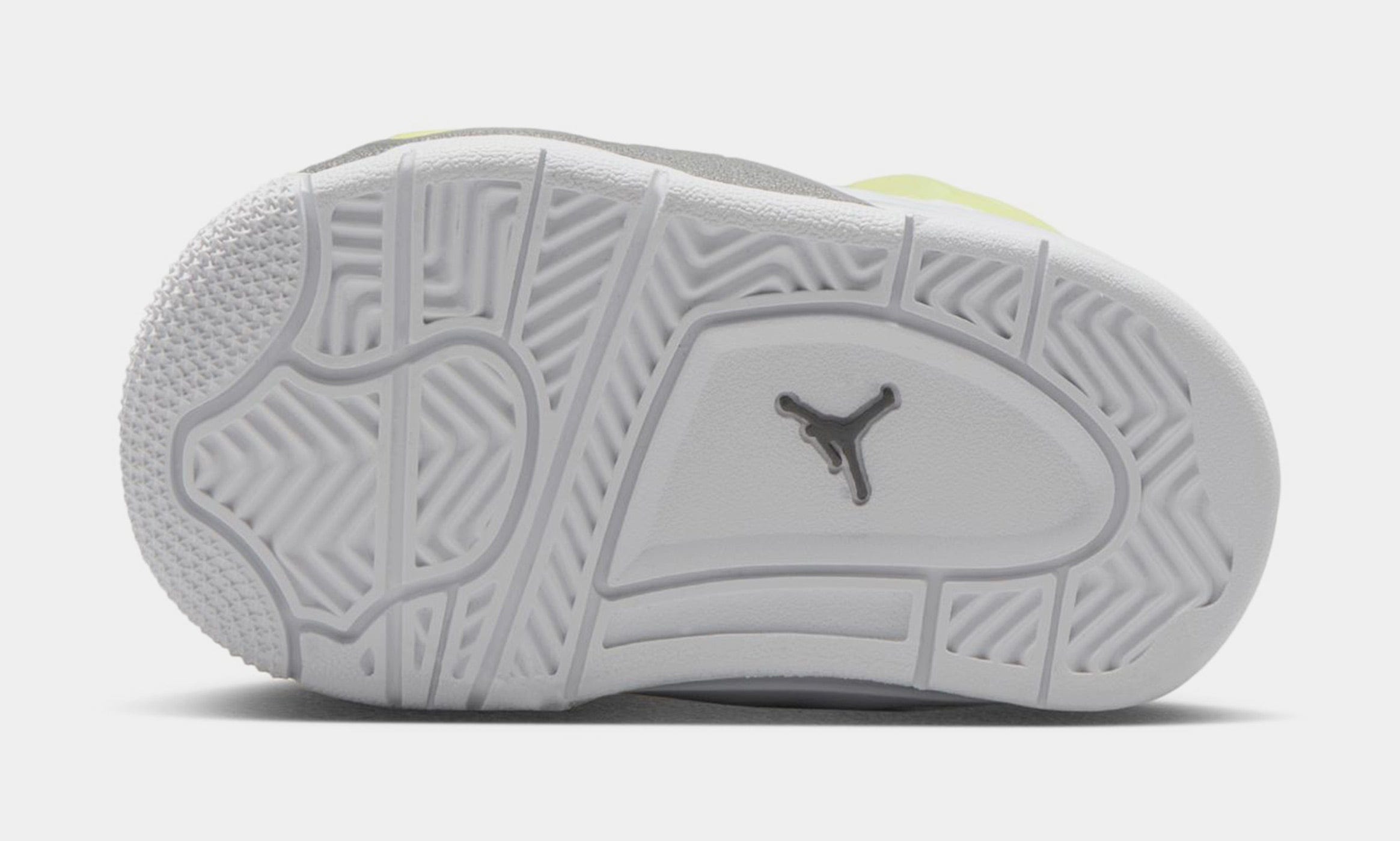 Air Jordan 4 Retro Light Lemon Twist Infant Toddler Lifestyle Shoes (White/Light Lemon Twist/Light Graphite) Free Shipping