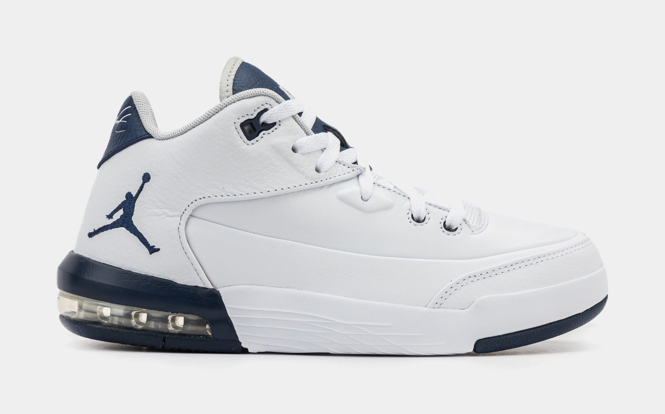 Air Jordan Flight Origin 3 Mens Basketball Shoes (White/Midnight Navy/Neutral Grey)