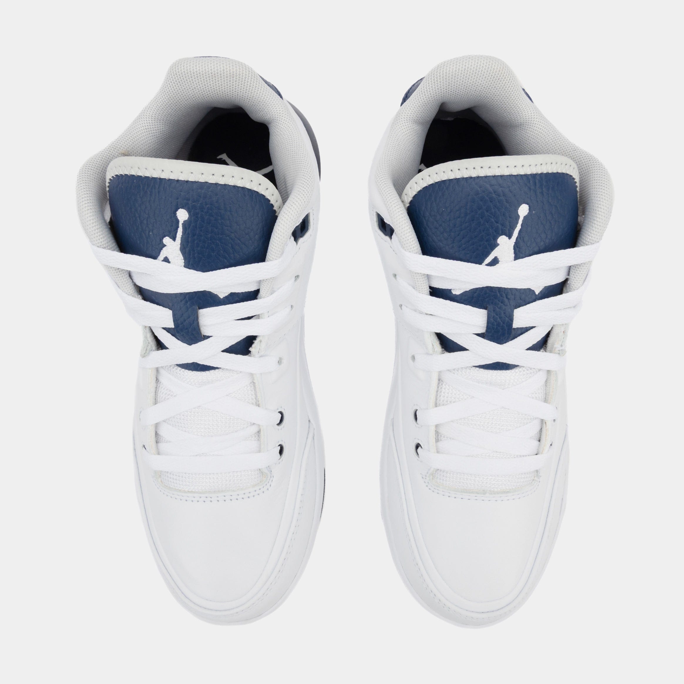Air Jordan Flight Origin 3 Mens Basketball Shoes (White/Midnight Navy/Neutral Grey)