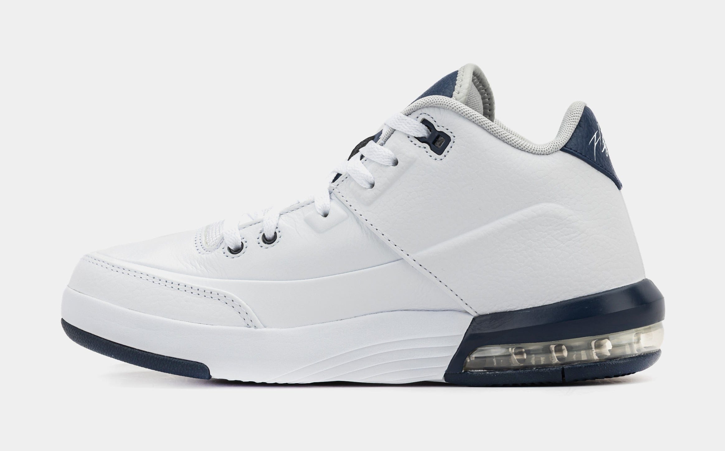 Air Jordan Flight Origin 3 Mens Basketball Shoes (White/Midnight Navy/Neutral Grey)