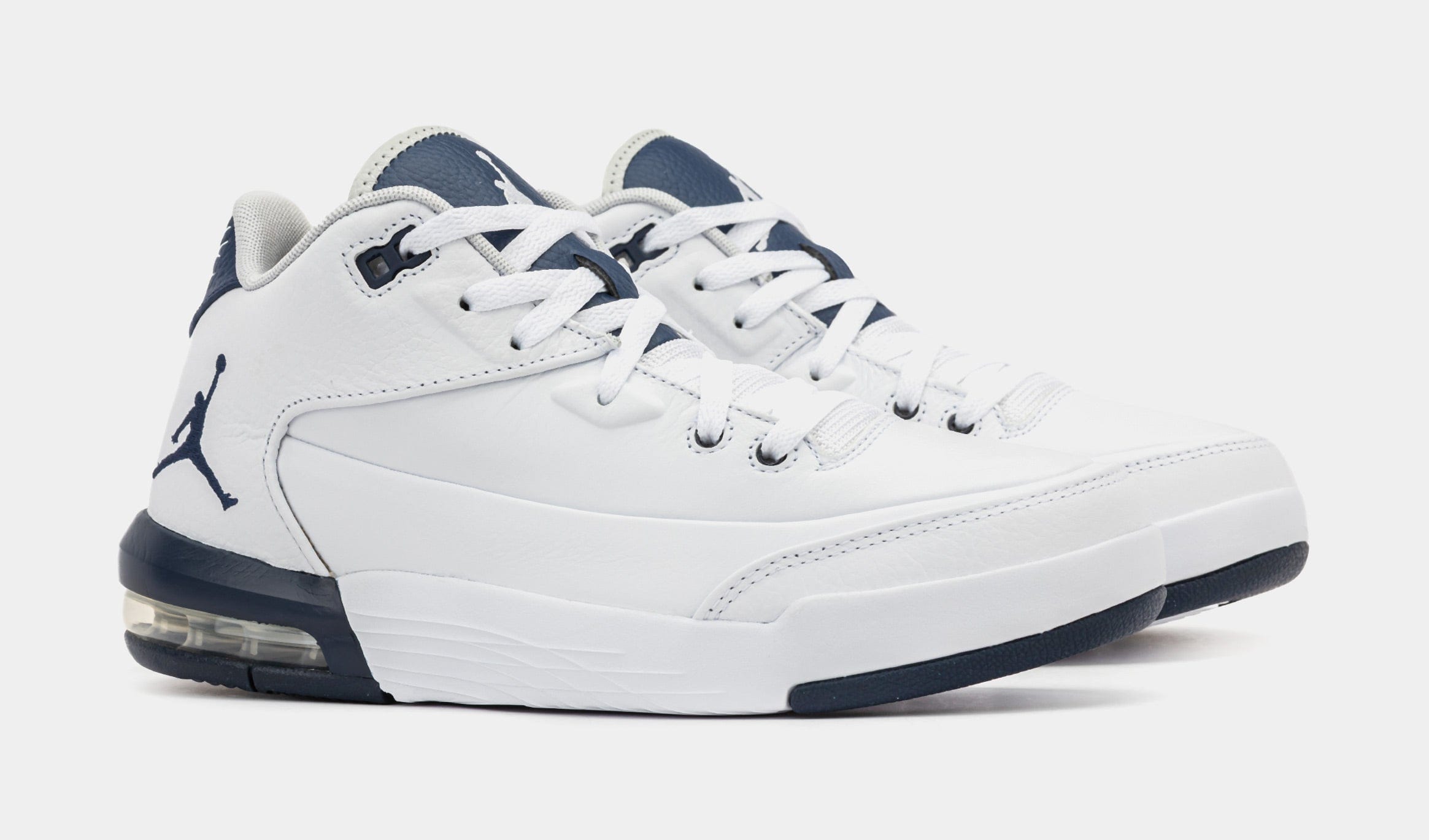 Air Jordan Flight Origin 3 Mens Basketball Shoes (White/Midnight Navy/Neutral Grey)
