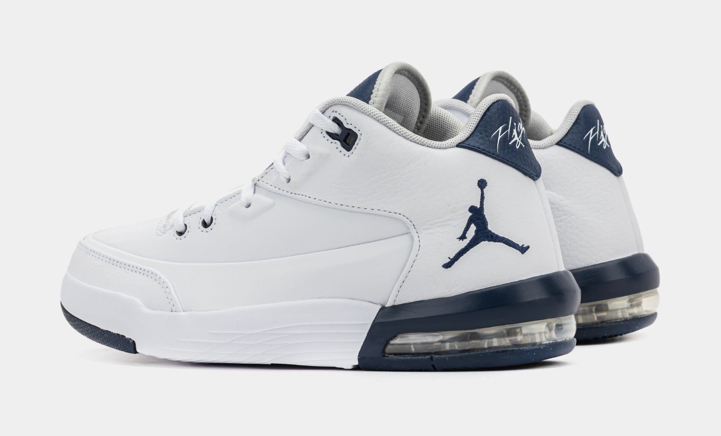 Air Jordan Flight Origin 3 Mens Basketball Shoes (White/Midnight Navy/Neutral Grey)