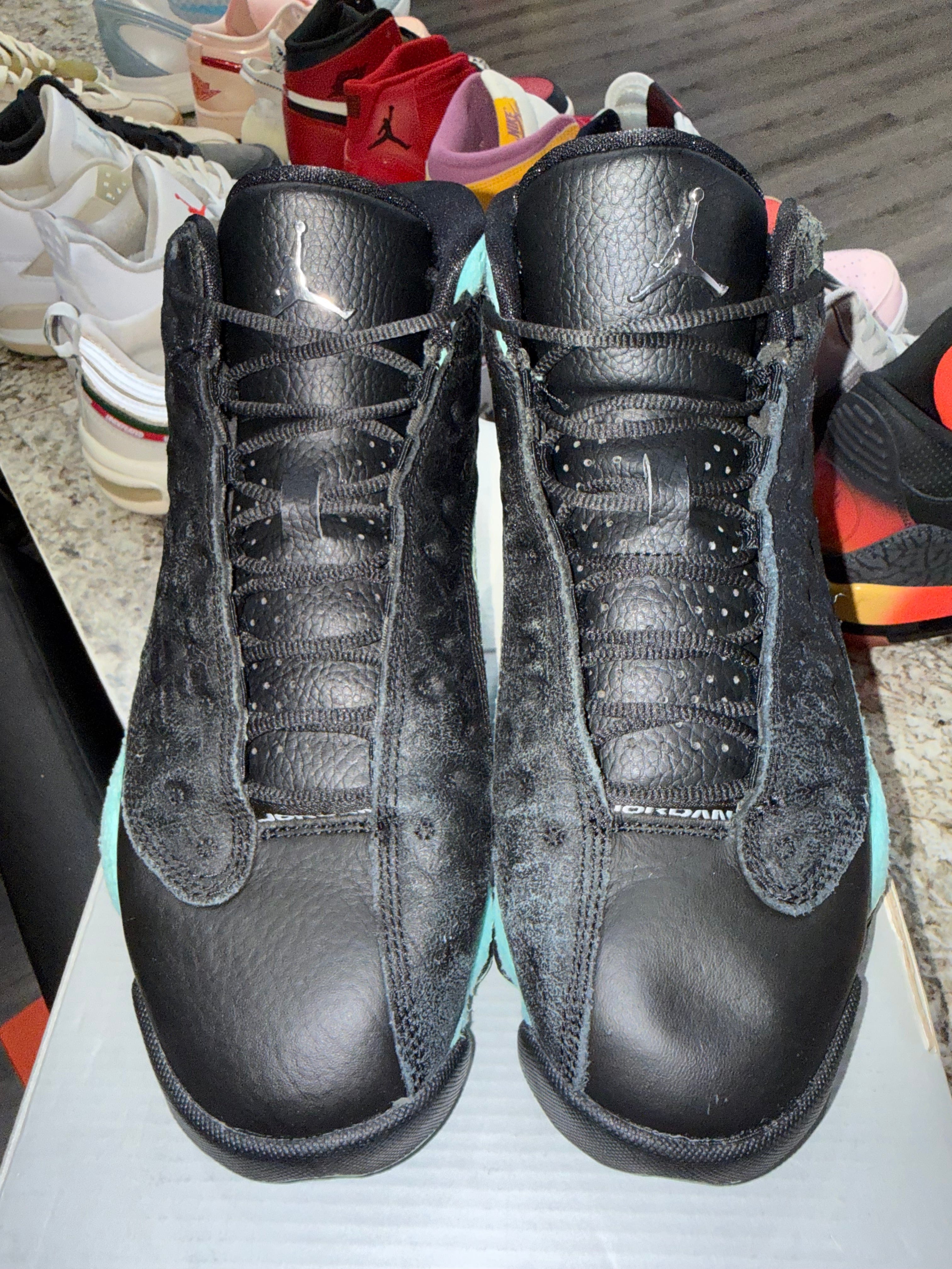 Air Jordan Jordan 13 Retro Black Island Green