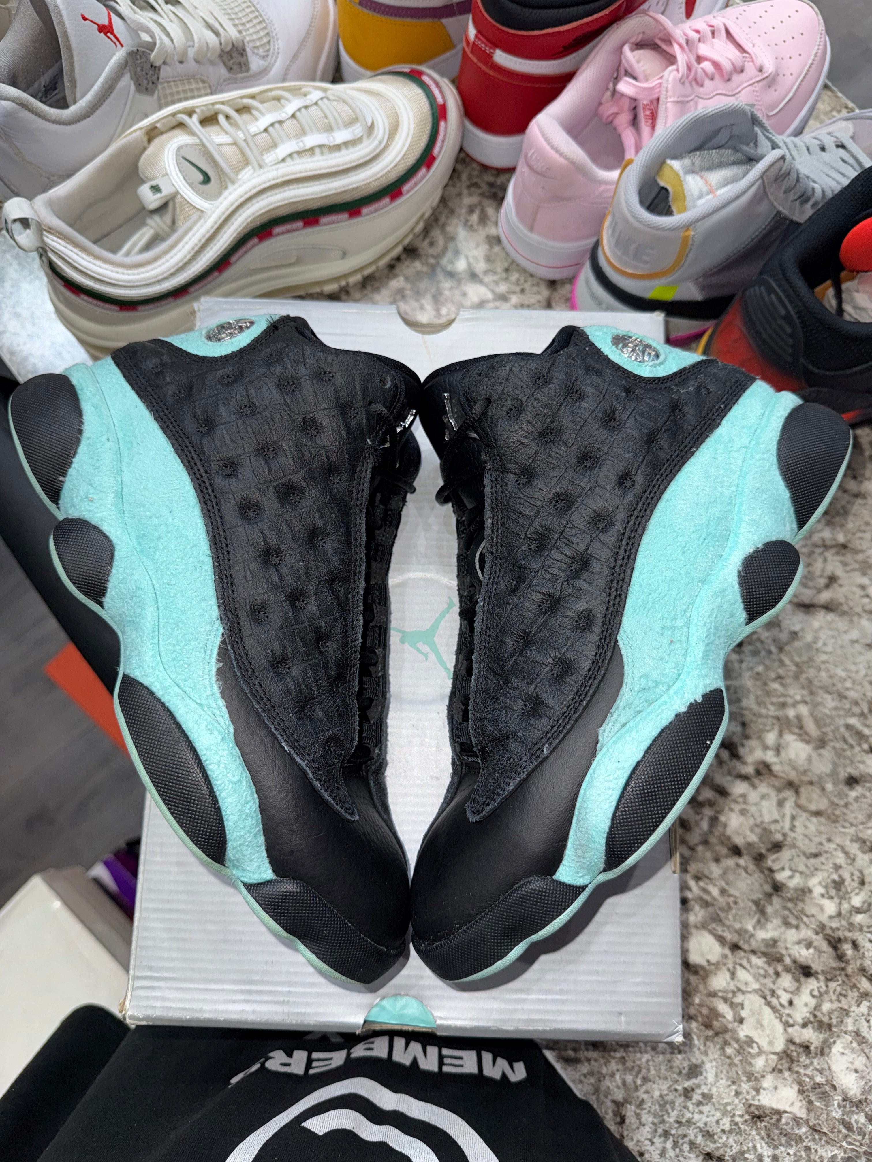 Air Jordan Jordan 13 Retro Black Island Green