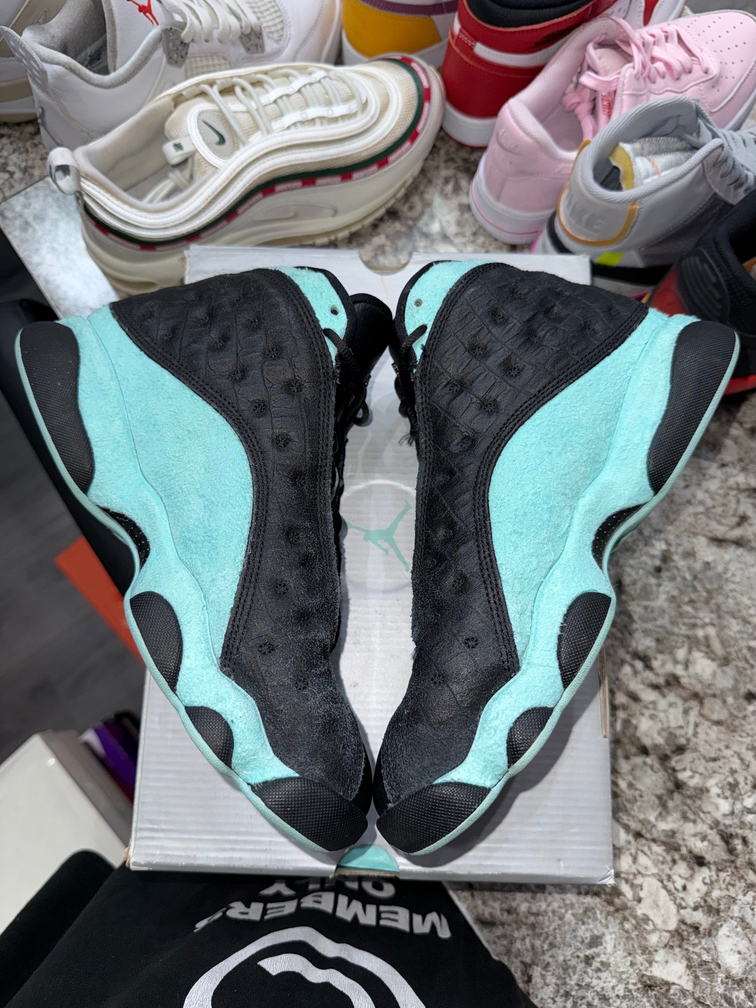 Air Jordan Jordan 13 Retro Black Island Green