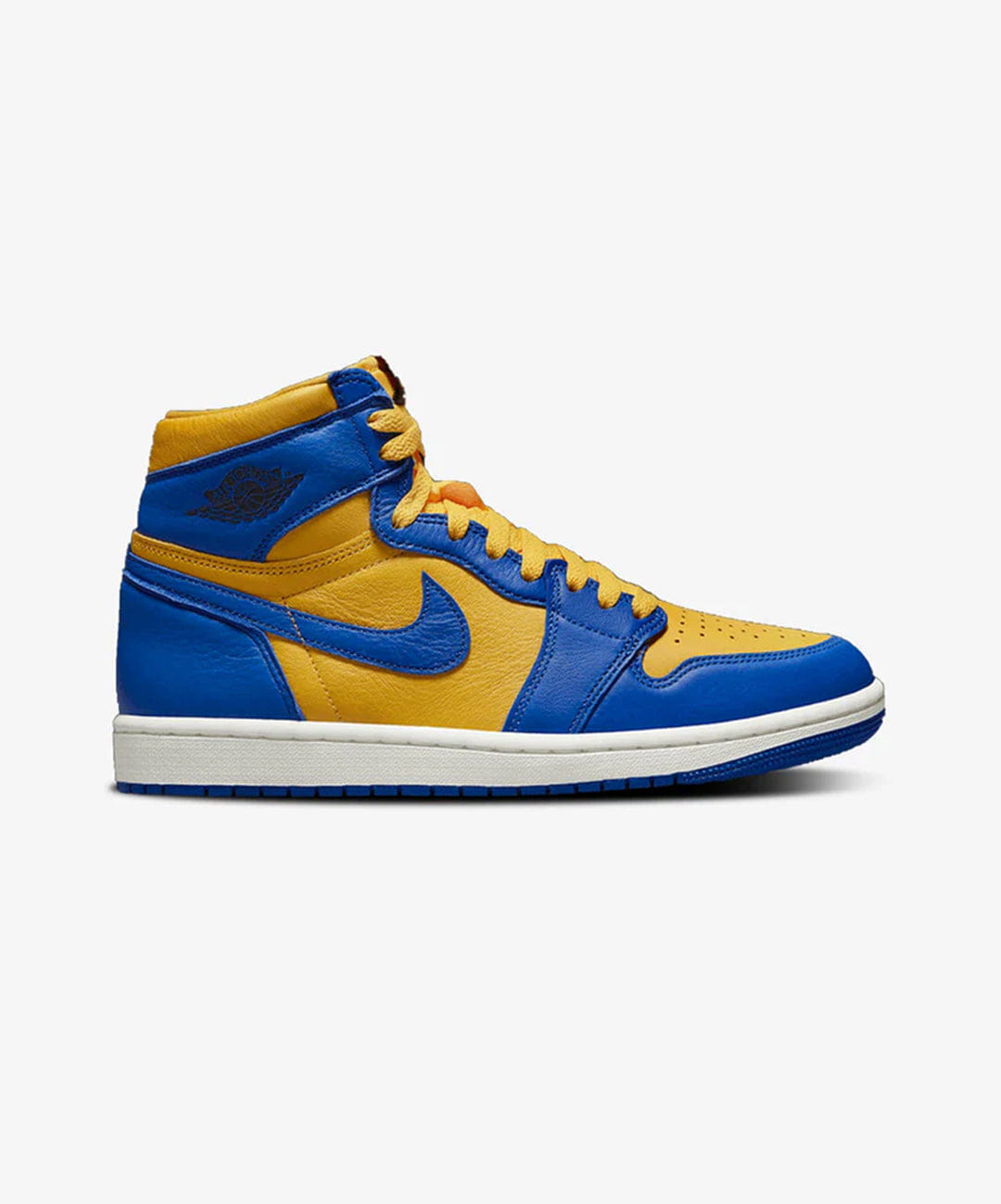 Air Jordan Jordan | AIR JORDAN 1 RETRO HIGH OG { VARSITY MAIZE/GAME ROYAL - SAIL