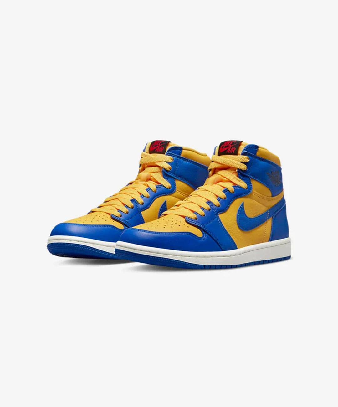 Air Jordan Jordan | AIR JORDAN 1 RETRO HIGH OG { VARSITY MAIZE/GAME ROYAL - SAIL