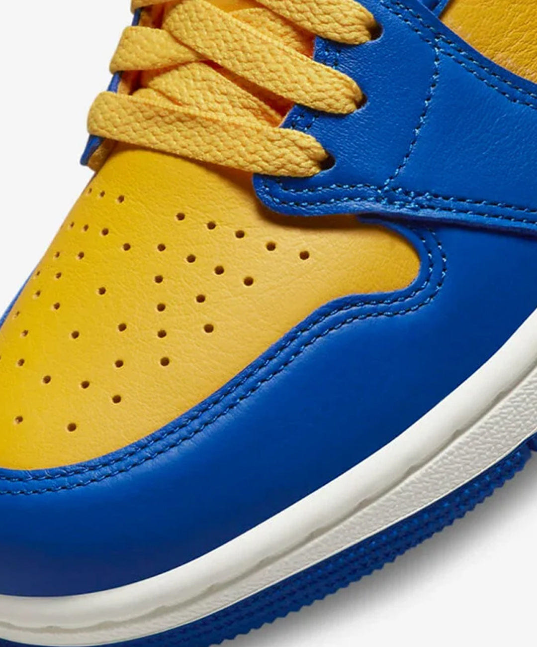 Air Jordan Jordan | AIR JORDAN 1 RETRO HIGH OG { VARSITY MAIZE/GAME ROYAL - SAIL