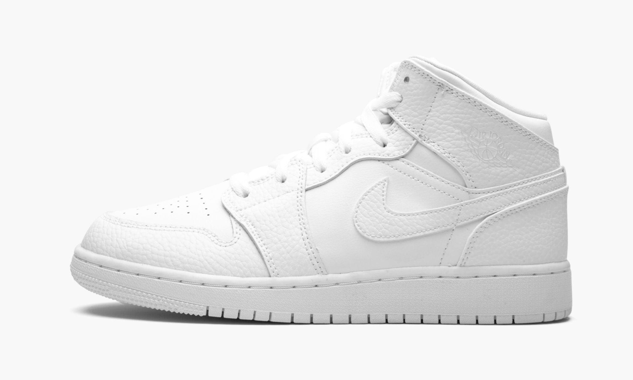 Air Jordan Jordan 1 Mid Triple White (GS)