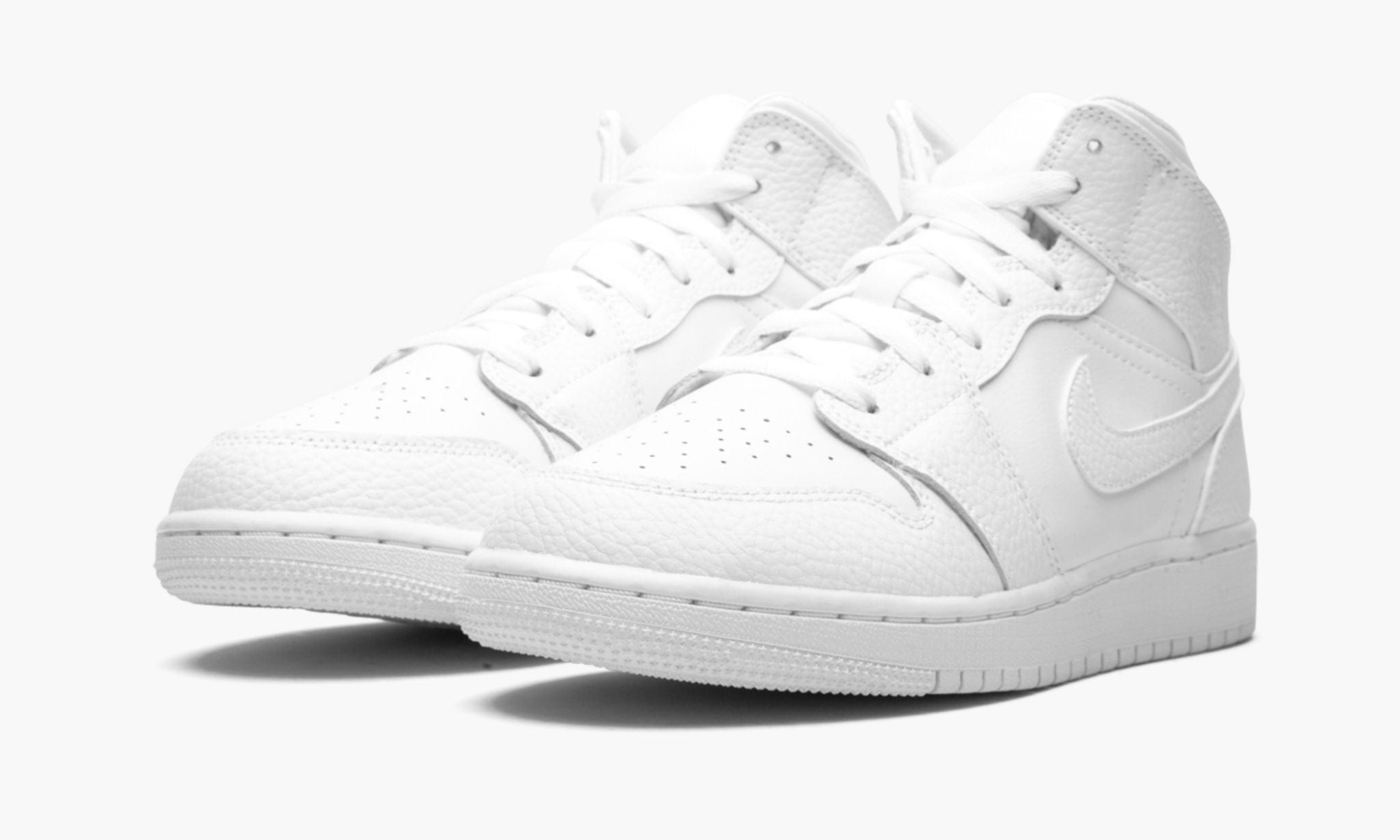 Air Jordan Jordan 1 Mid Triple White (GS)