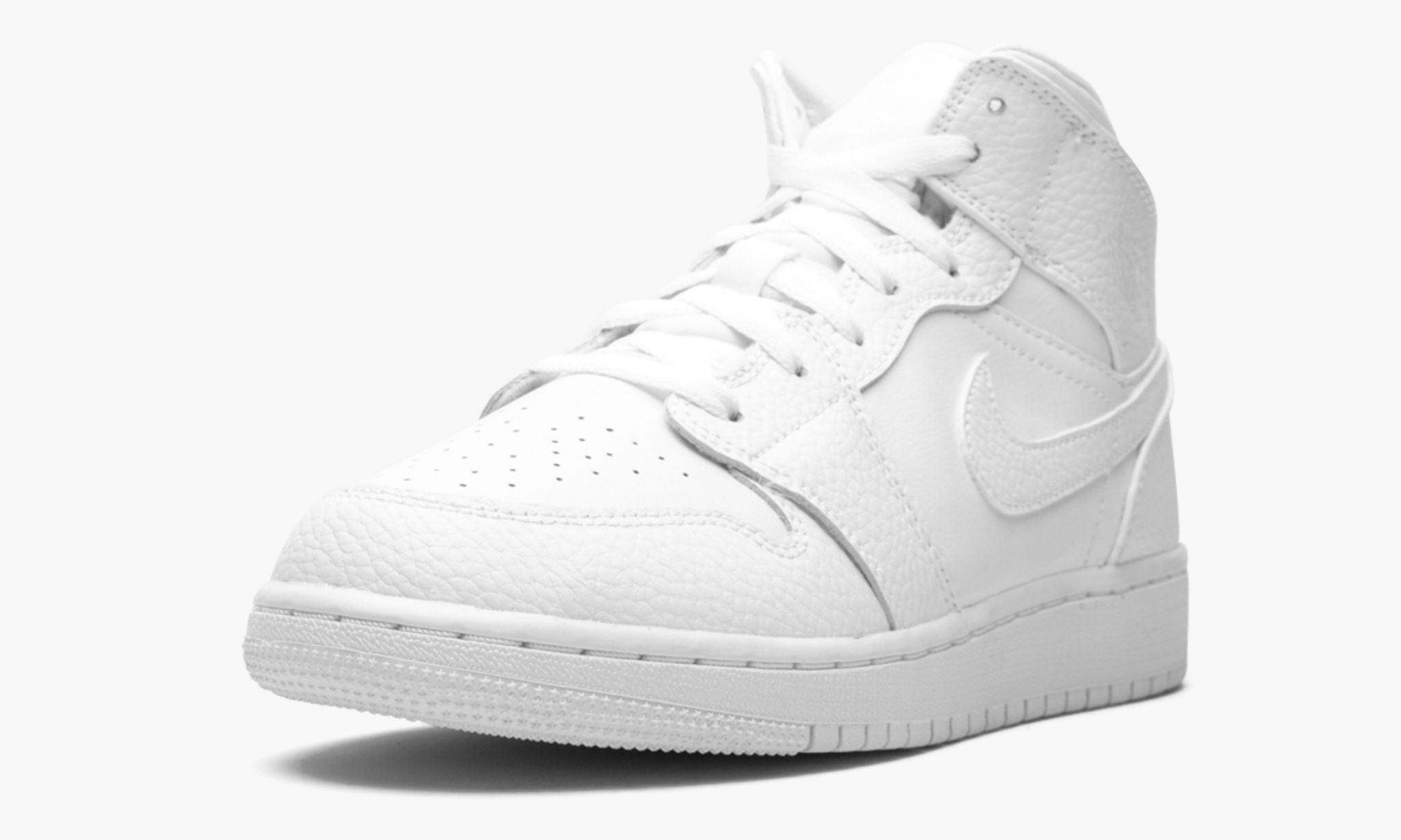 Air Jordan Jordan 1 Mid Triple White (GS)