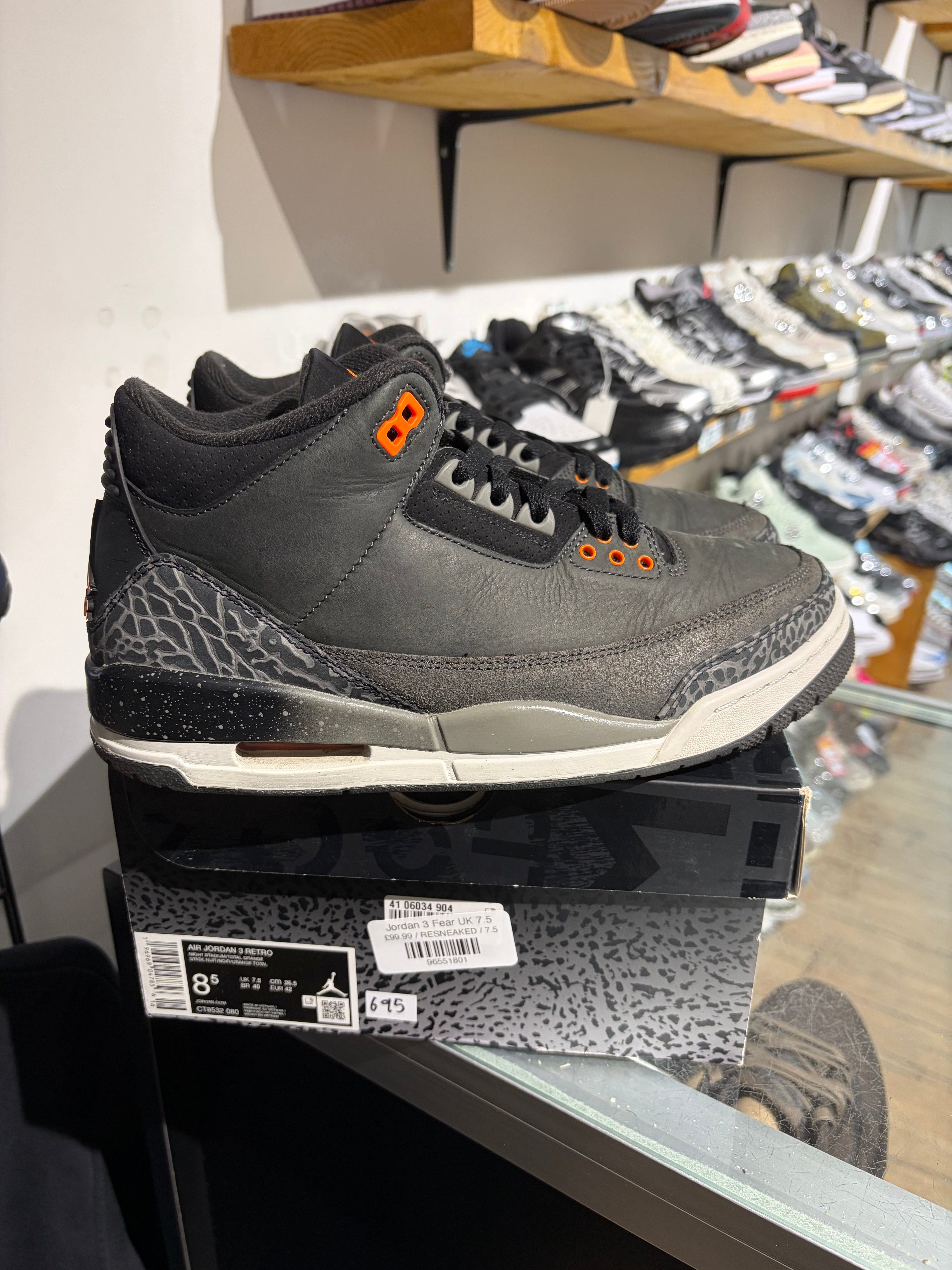Air Jordan Jordan 3 Fear UK 7.5